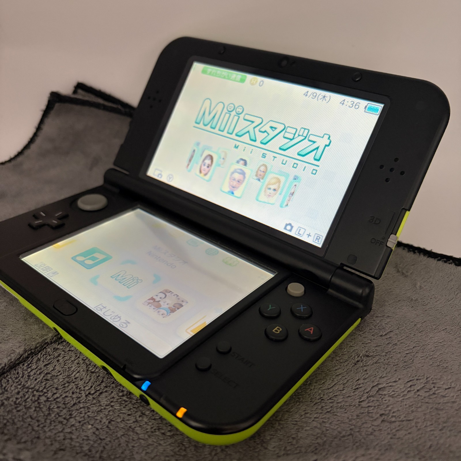 [Excellent 5] New Nintendo 3DS LL XL Lime x Black Console – Japanese Version