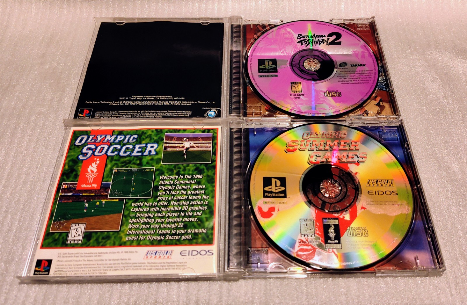 Sony PlayStation 1 (PS1) SCPH-1001 Bundle with 2 Sony Controllers + Games 🔥NICE