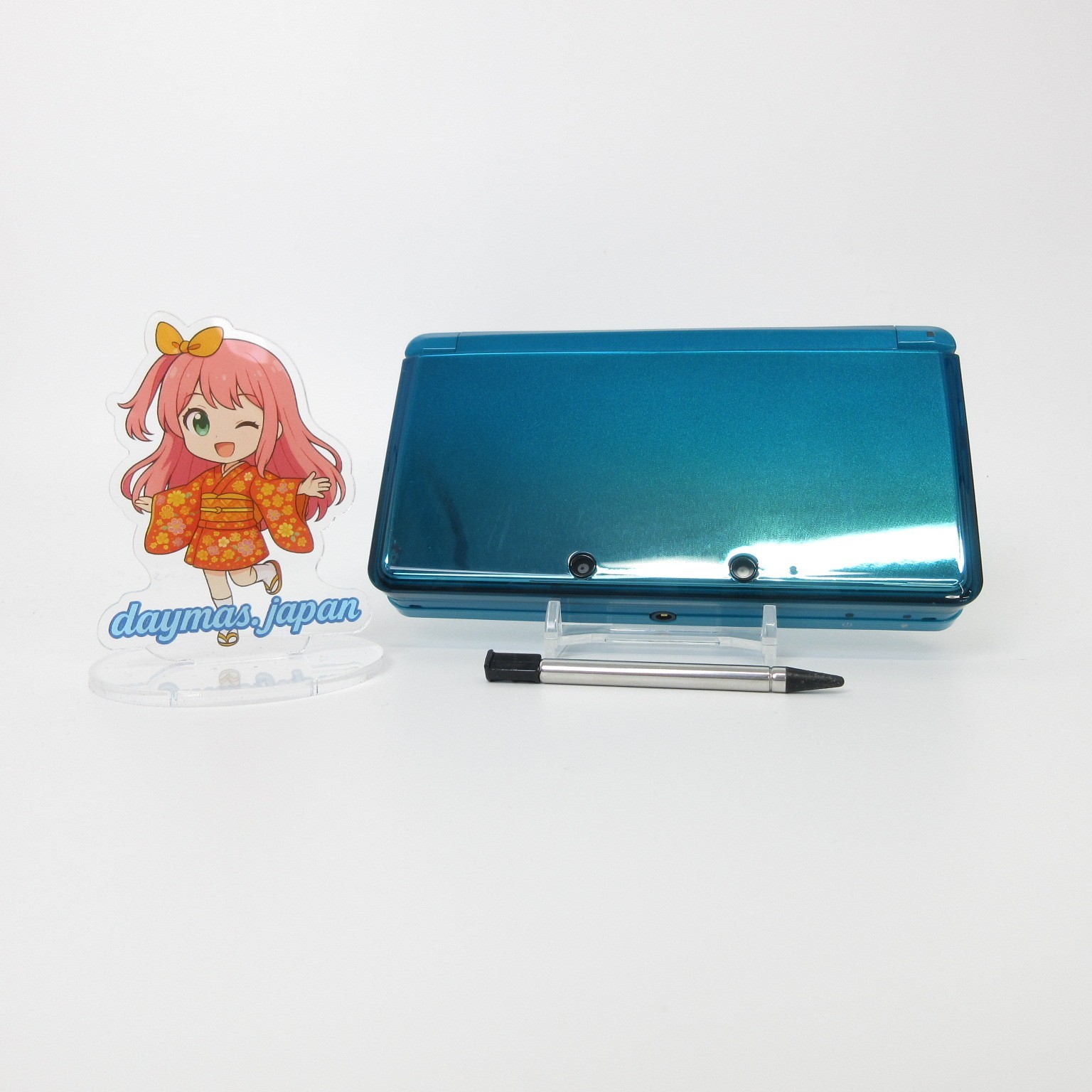 【Near Mint】Nintendo 3DS Aqua Blue Console ONLY Japanese Edition #RET08/0608/03