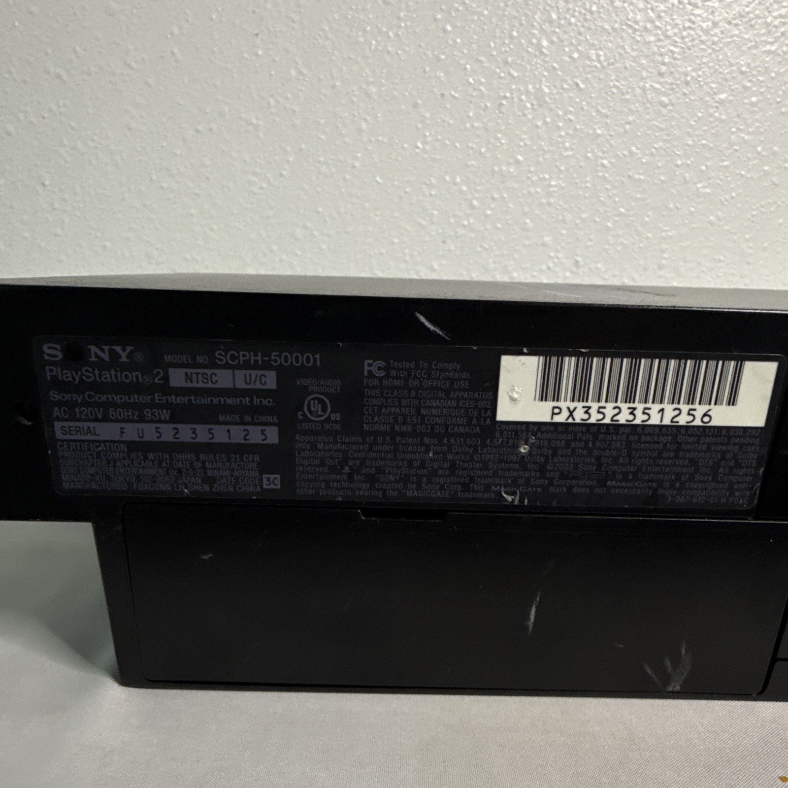 Sony PlayStation 2 PS2 SCPH-50001 NTSC-U/C Bundle Controller Cables Games Lot