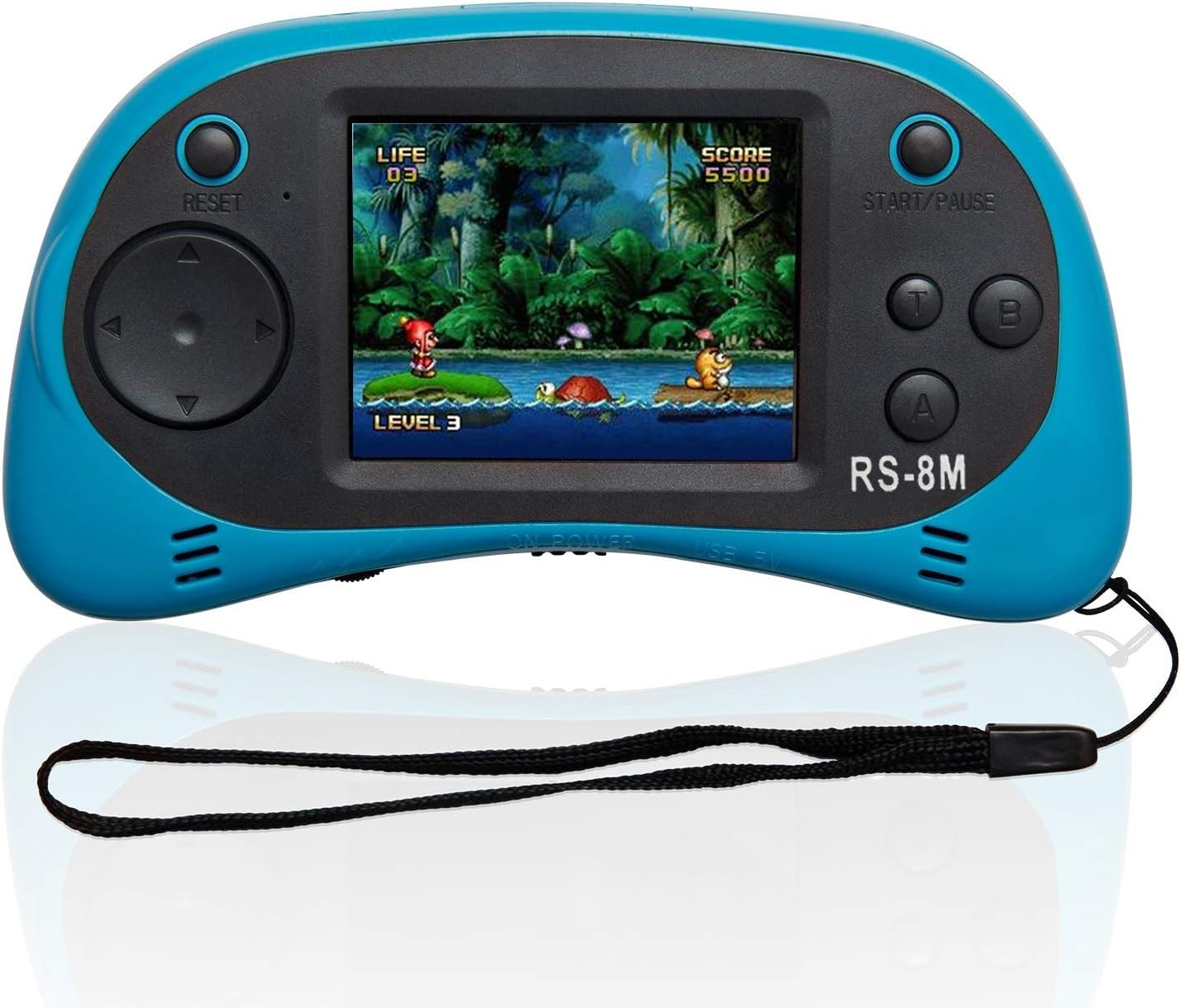 Kids Handheld Portable Video Game Player with 200 Games – 16 Bit 2.5 Inch Scr…