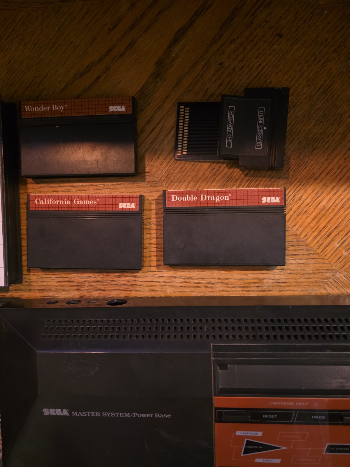 Sega Master System 1 With Seven Games And One Controller