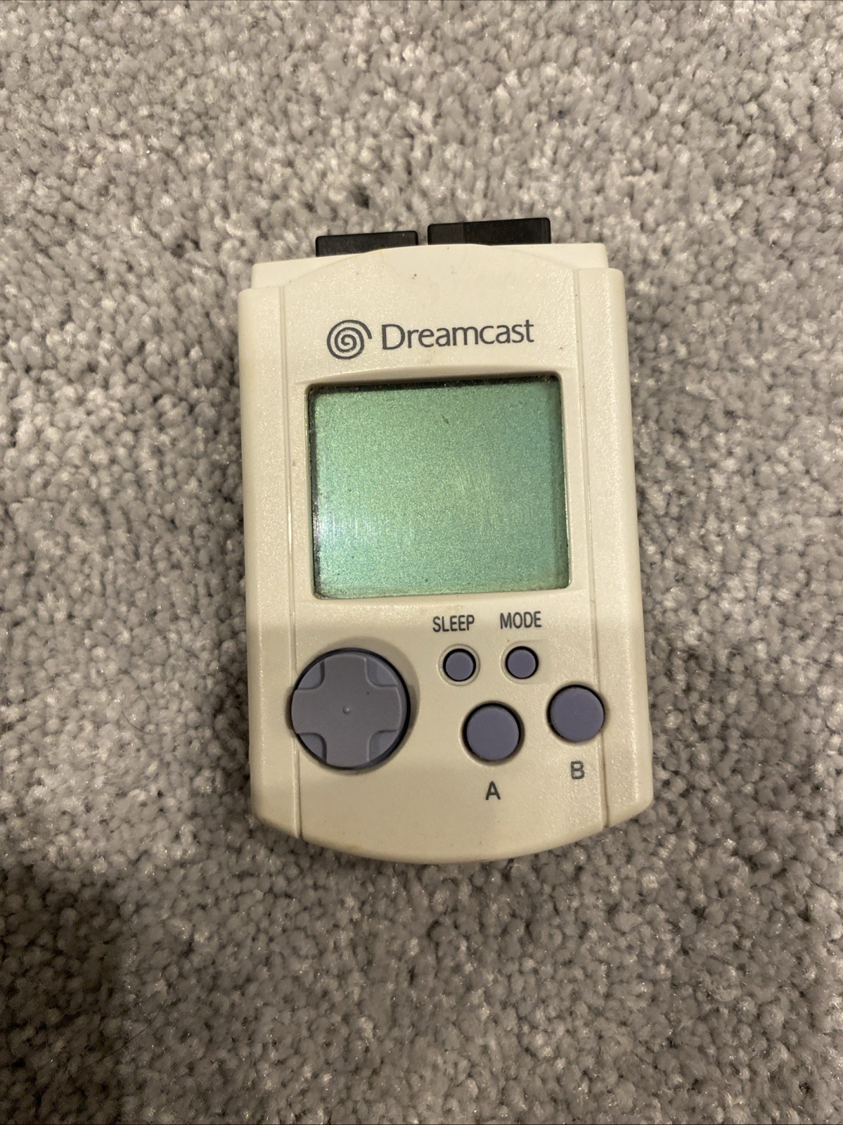 SEGA Dreamcast Console – White w/Two Controllers, Memory Card, Cables