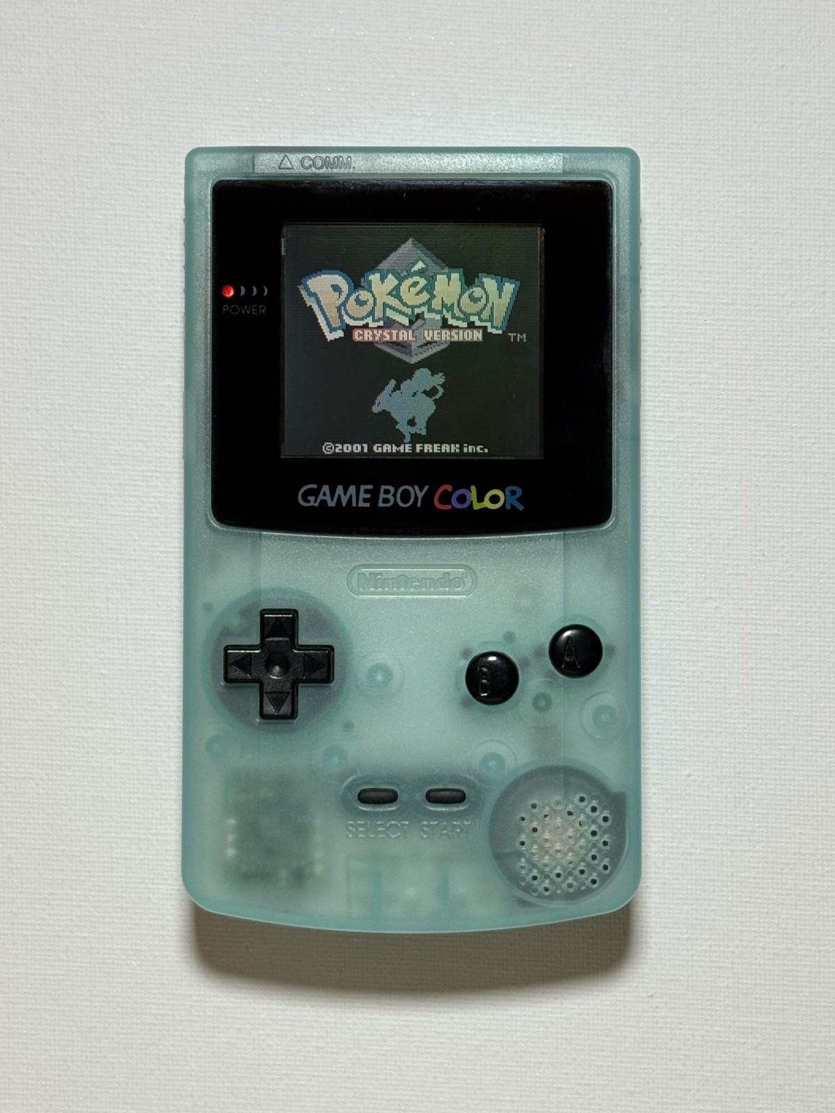 Nintendo Game Boy Color GBC Glow in the Dark Console Glass Screen Lens
