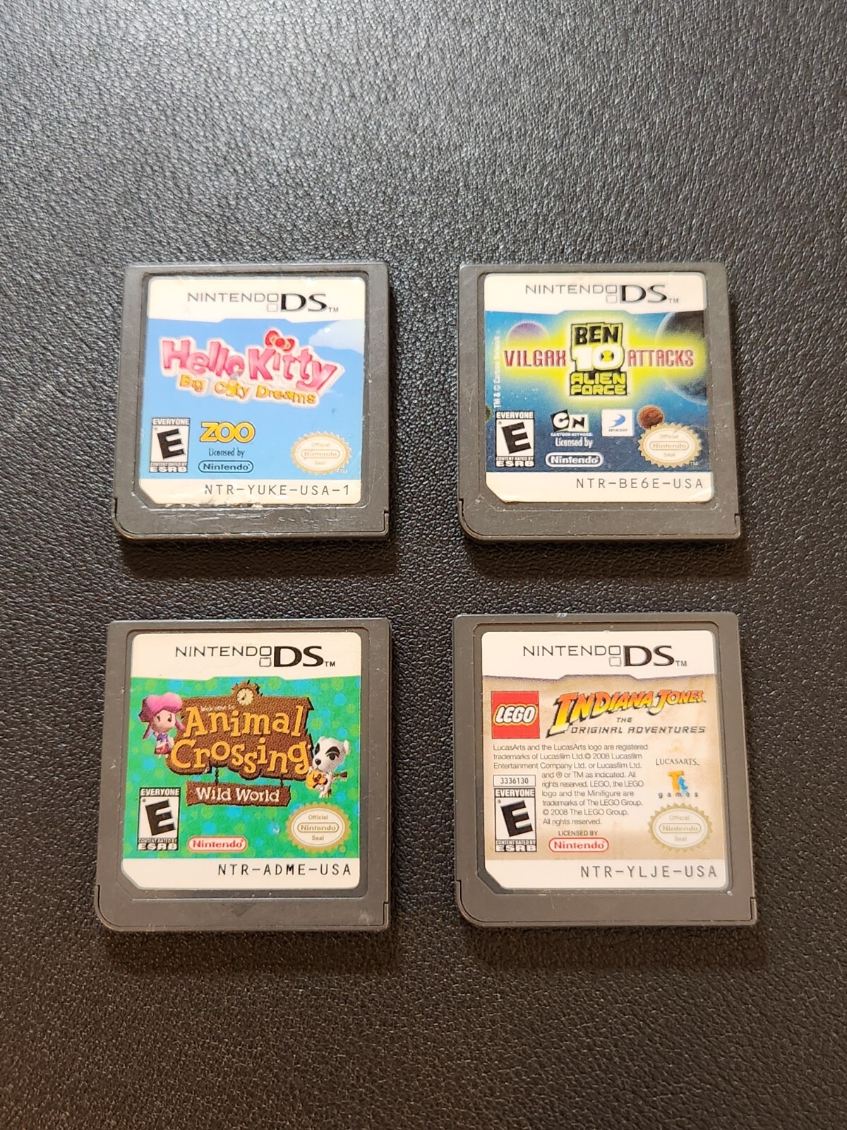 Nintendo 3DS (Original) Used | 4 Games + Charger | Cosmo Black | CTR-001 (USA)