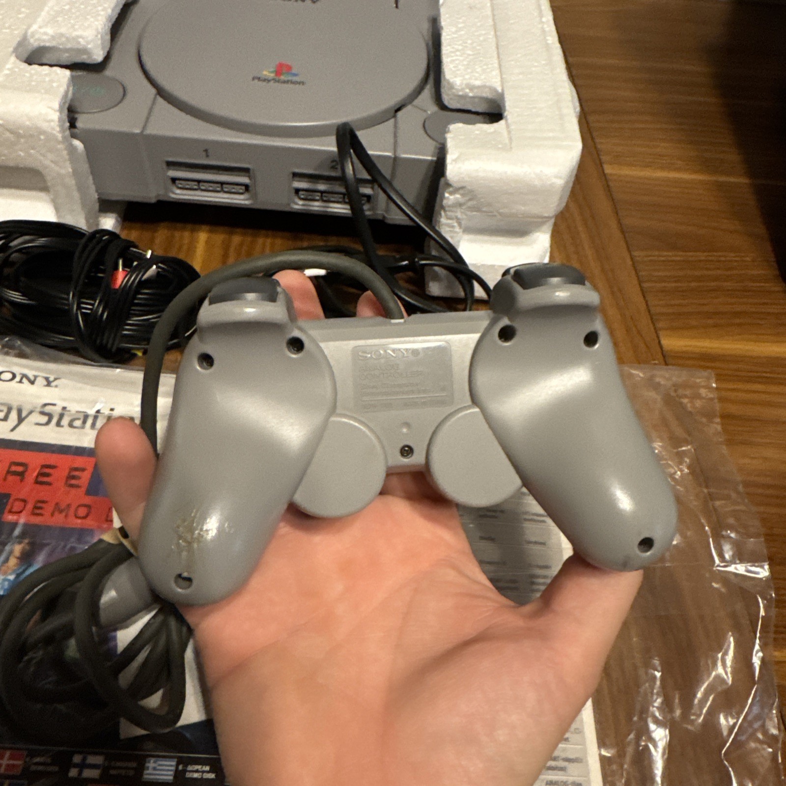PlayStation 1 PAL Version Open Box Console Untested
