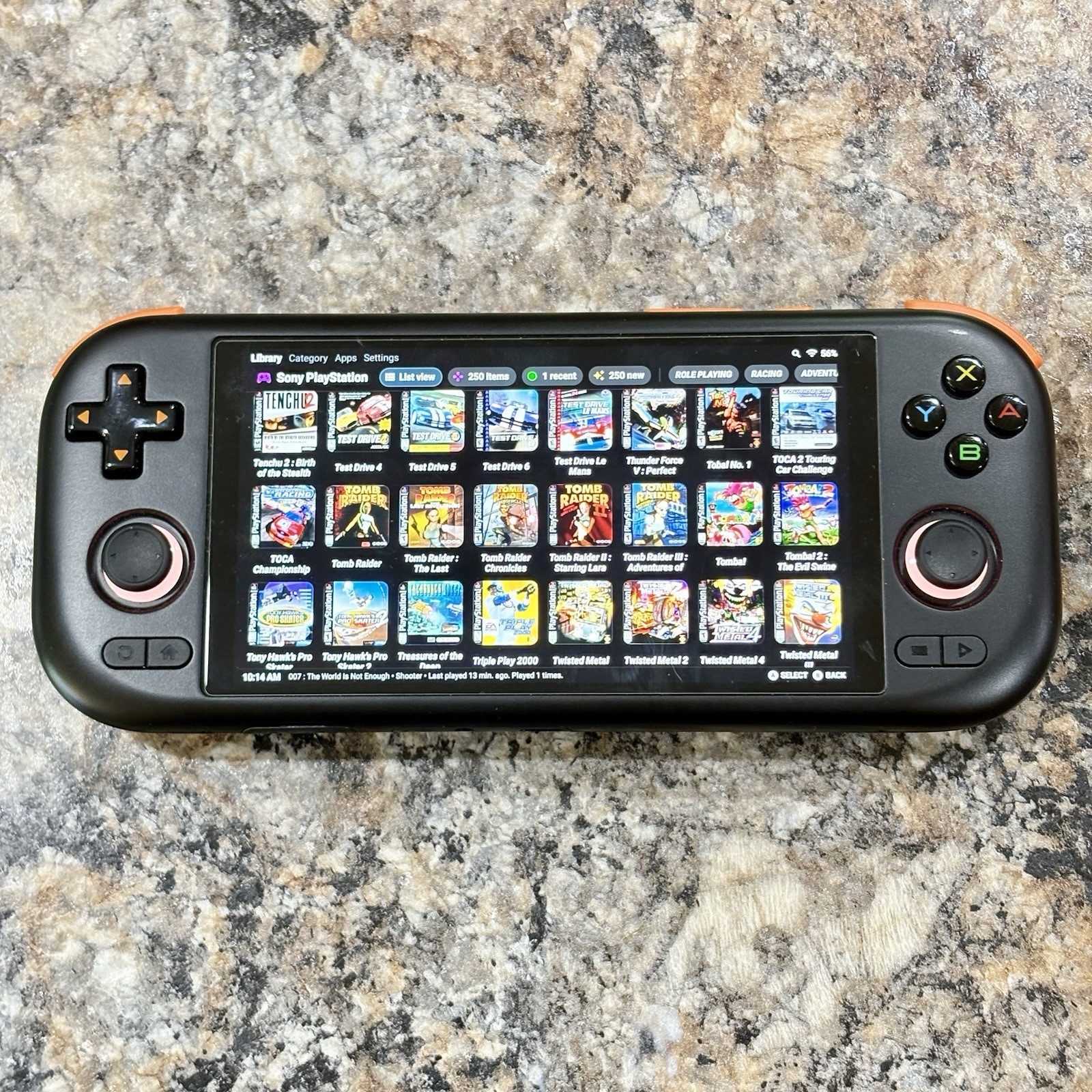Mangmi Air X + 256GB Card, Retro Gaming Handheld, Custom Loaded Ready To Play