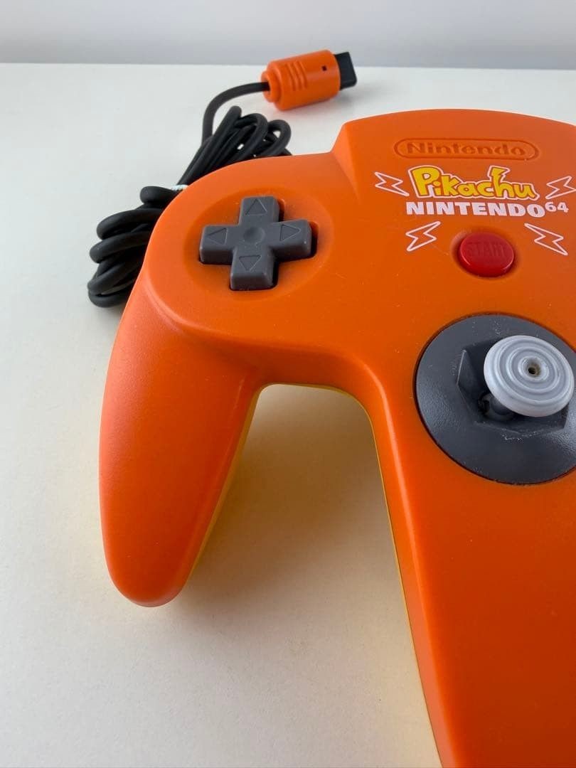 Nintendo 64 Pikachu Orange Yellow Console Pokemon N64 Japan Tested Boxed Rare