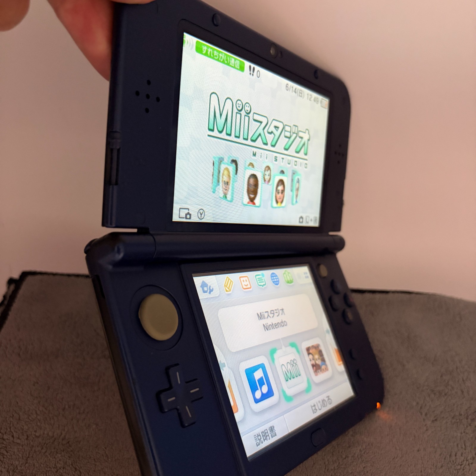 【DUAL IPS】【Excellent5】Rare New Nintendo 3DS LL XL Metallic Blue Game Console
