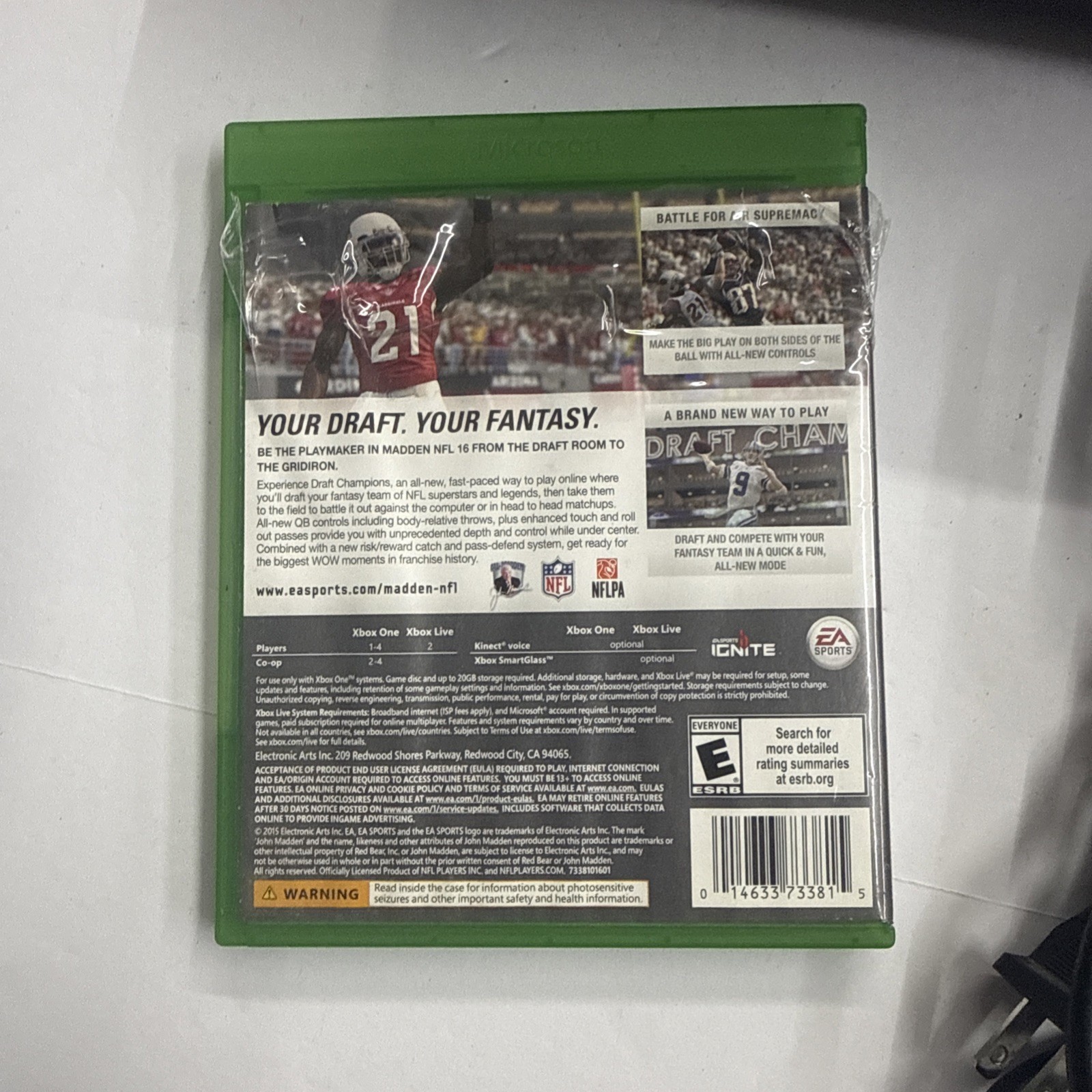 Xbox One – Microsoft Original Xbox One 1TB Console – Black Tested Working #2945