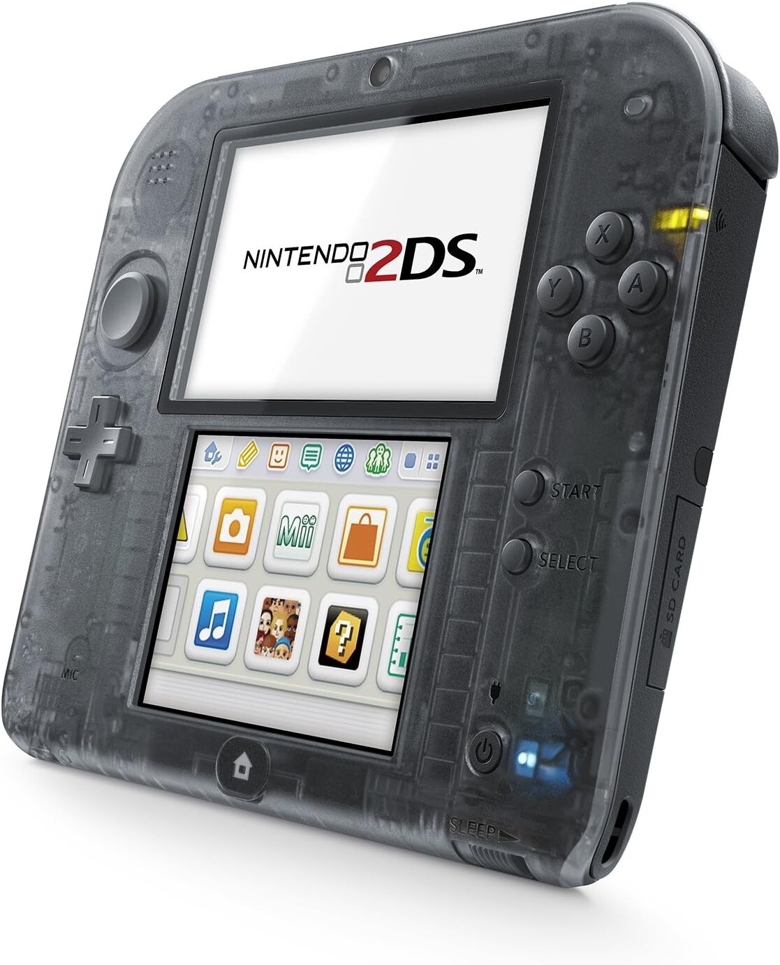USED Japanese Nintendo 2DS Clear Black only console FTR-001