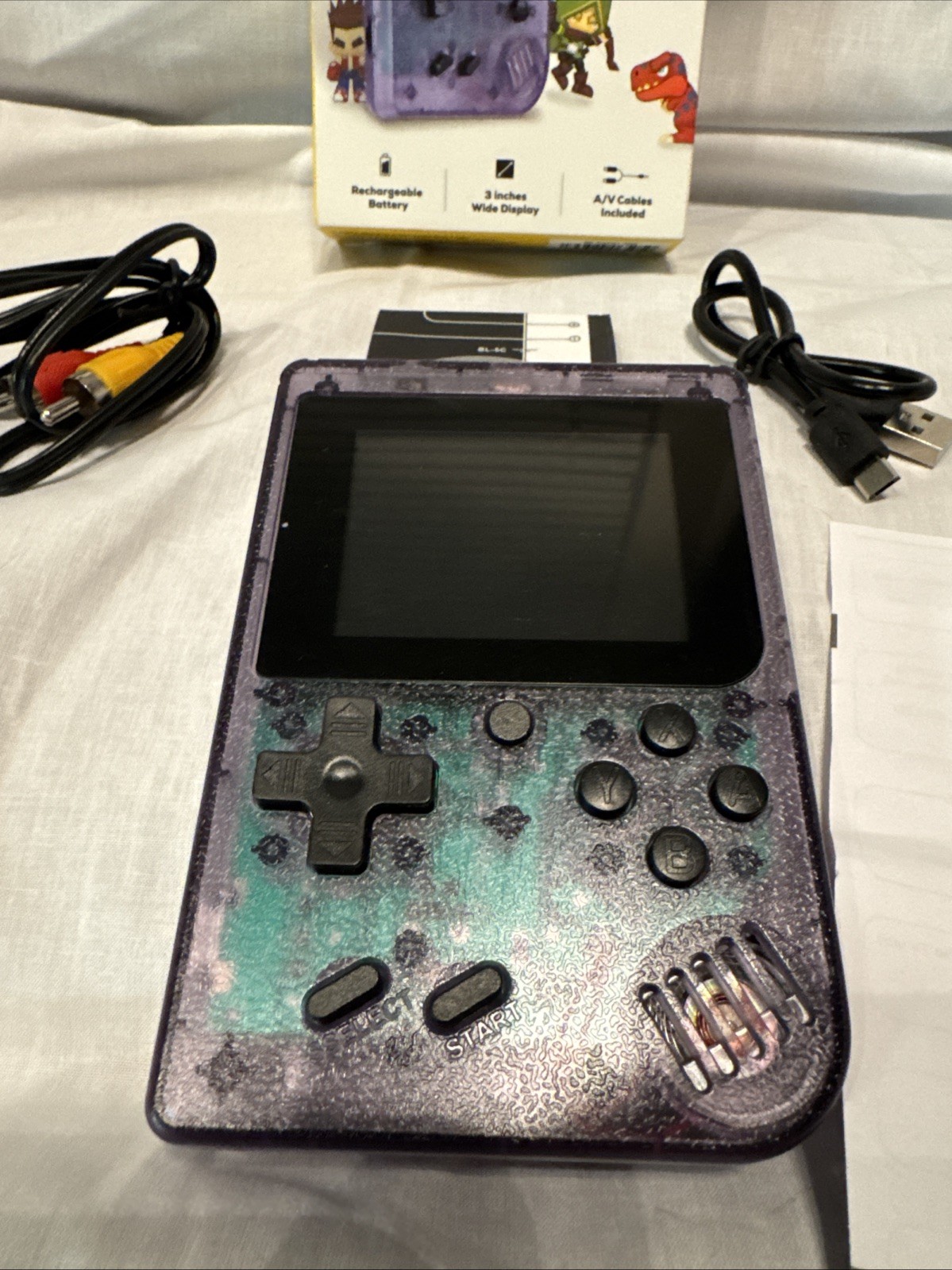 Merkury Innovations Arcade Fun Portable Game Console 200 Games