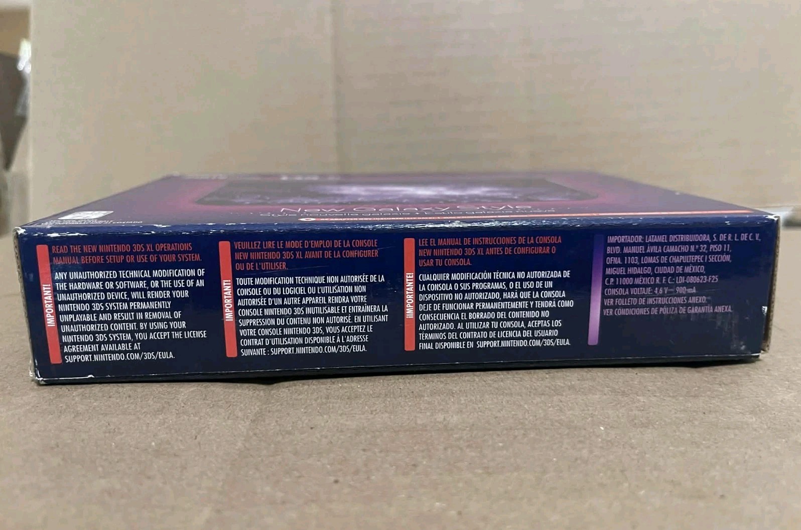 Nintendo 3DS XL Galaxy Edition System Console Purple, BRAND NEW