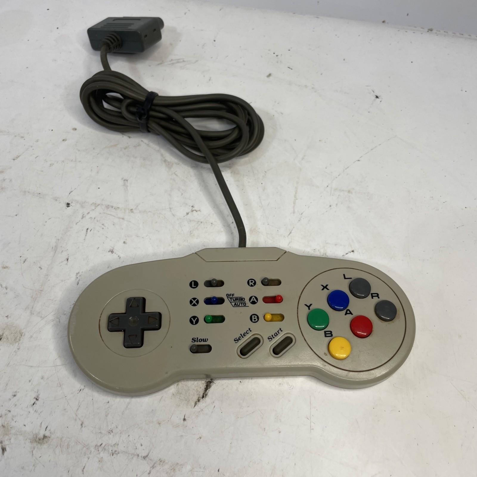 SNES Super Nintendo Blockbuster Video game console controller 1990s original NR