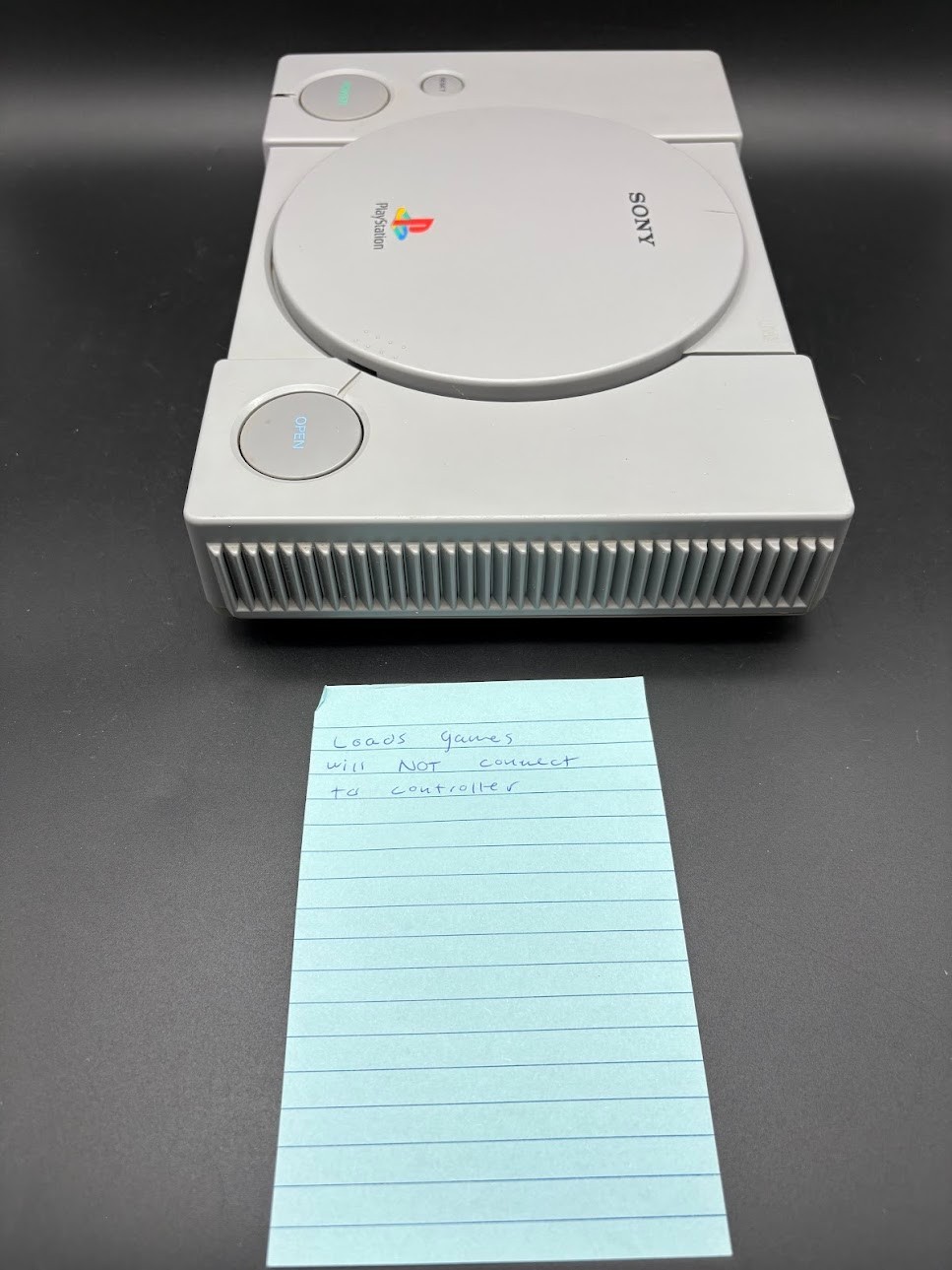 Sony PlayStation 1 PS1 Gray Console Gaming System Only SCPH-5501 AS IS