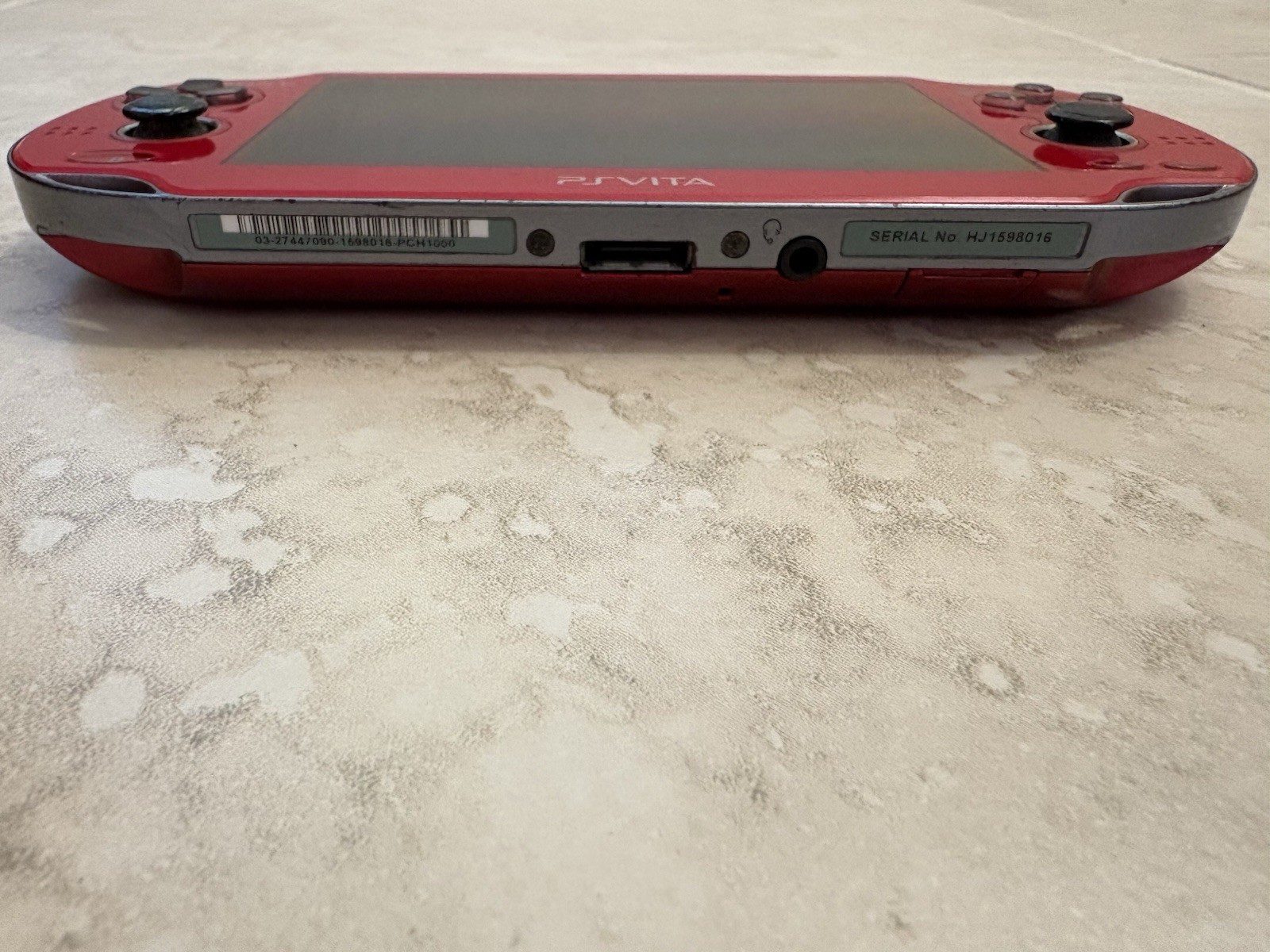 Sony PlayStation PS Vita OLED (PCH-1000) Cosmic Red With Charger USA Seller