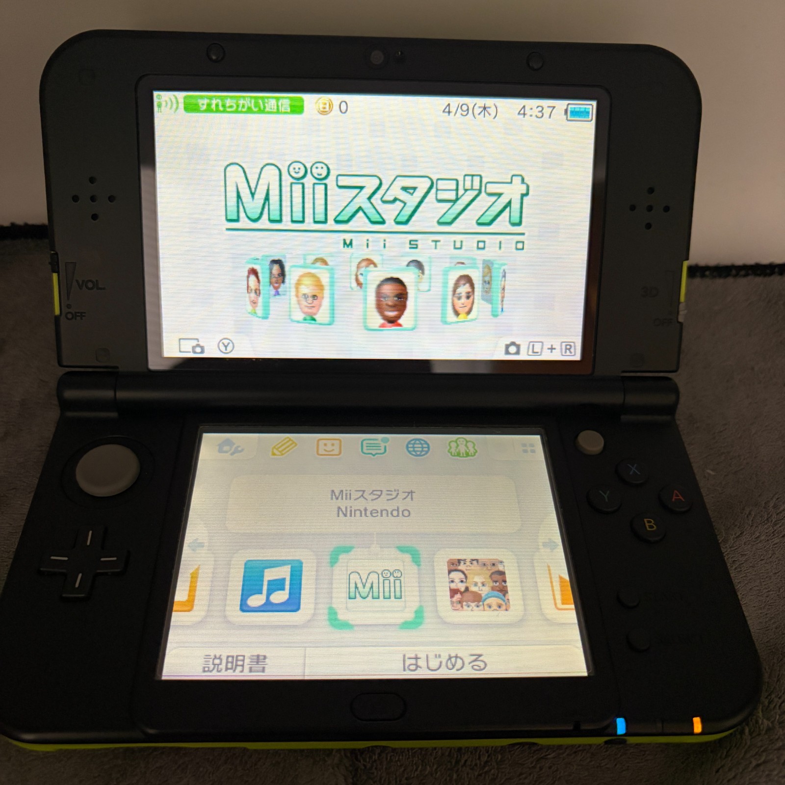 [Excellent 5] New Nintendo 3DS LL XL Lime x Black Console – Japanese Version