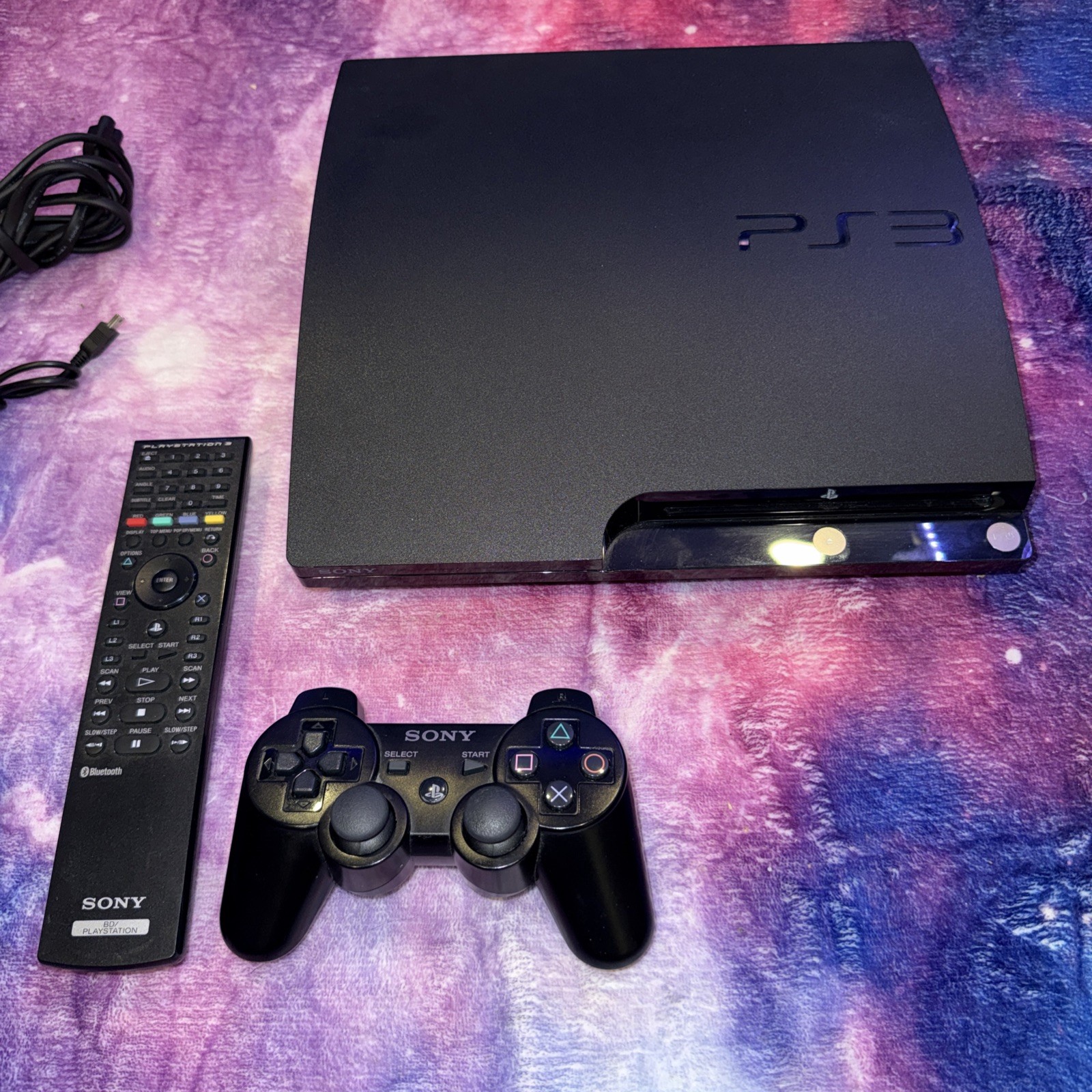 Sony PlayStation 3 Slim 250GB System PS3 CECH2001B & Huge 18 Game Lot !