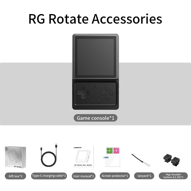 Brand New Anbernic RG Rotate Gaming Handheld (3GB/32GB)