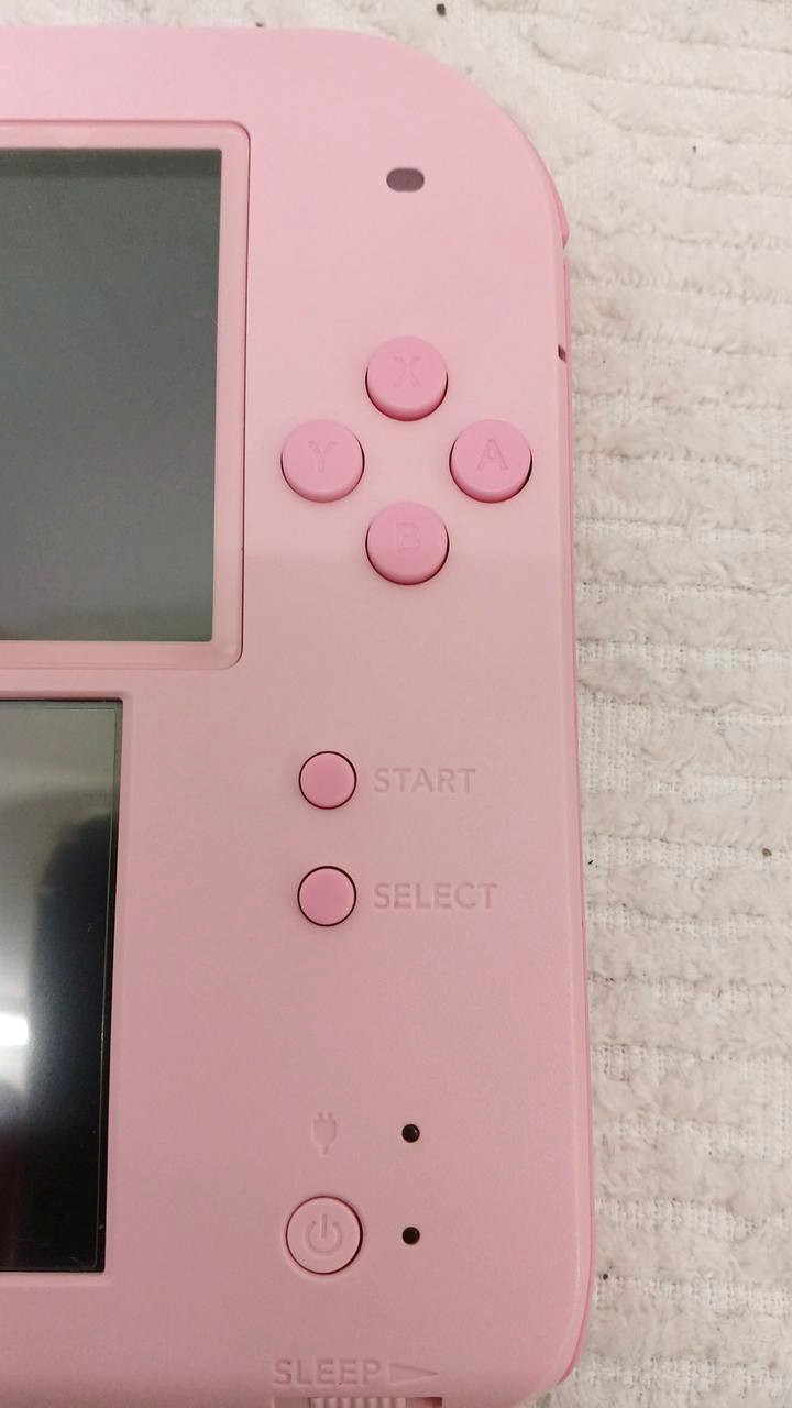 Nintendo 2DS Pink Console FTR-001 Handheld With Box, Charger No Software