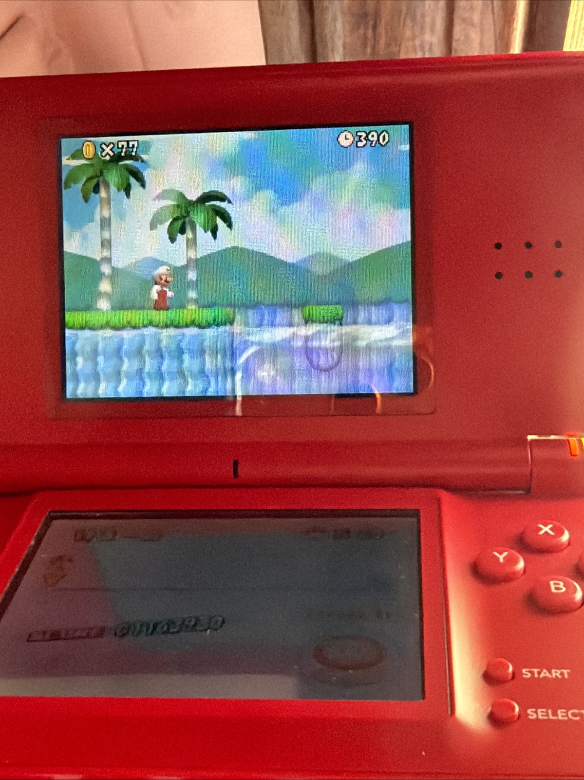 Nintendo DS Lite Special Edition Mario Red Super Bros Near Mint