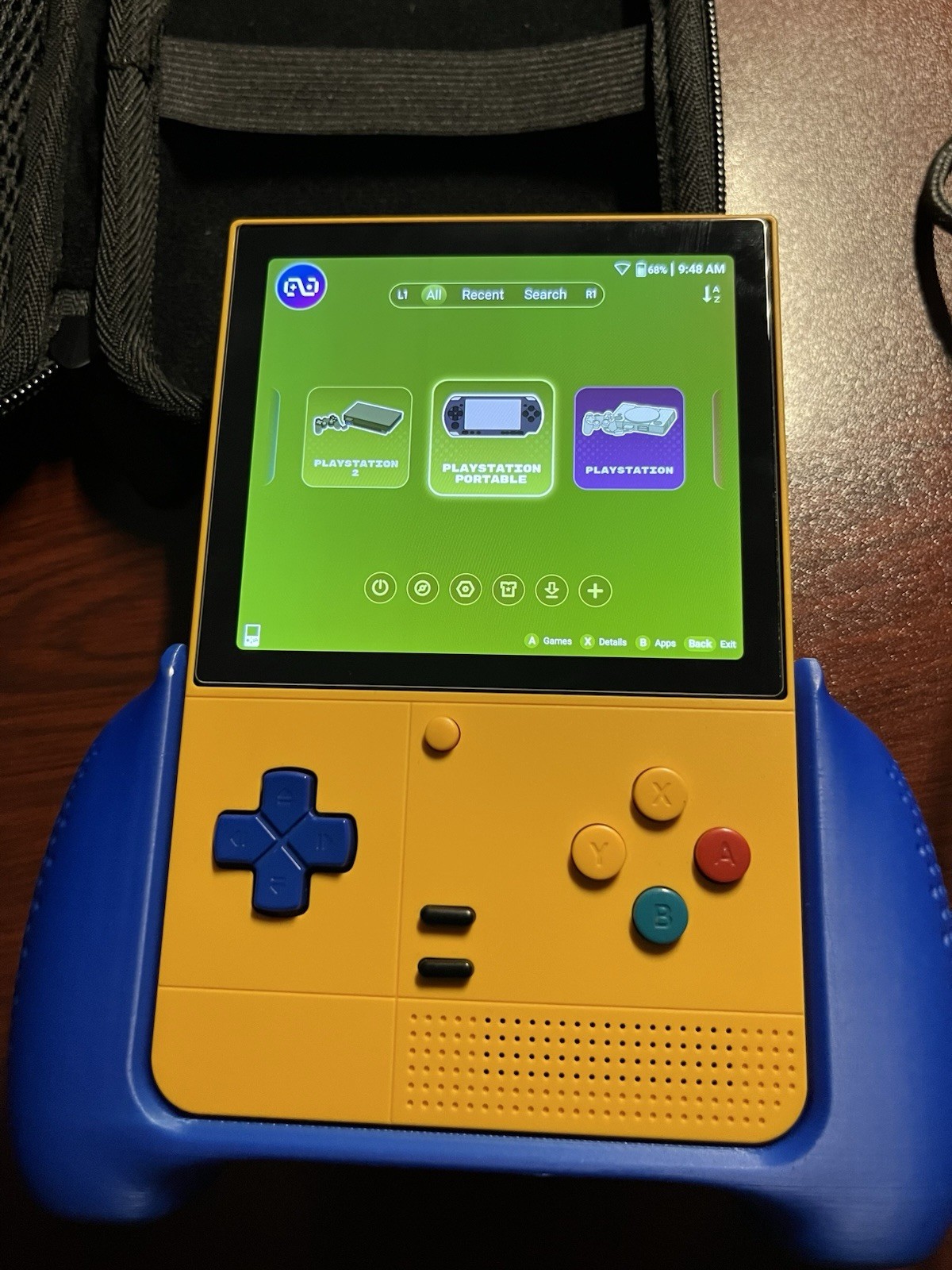 Retroid Pocket Classic Handheld Emulator 6GB RAM, 128GB, PKM Yellow w/ extras.