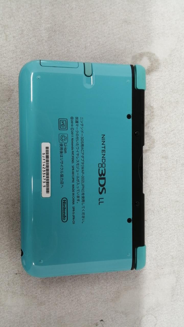 Nintendo 3DS LL Model SPR 001 Turquoise X Black NINTENDO