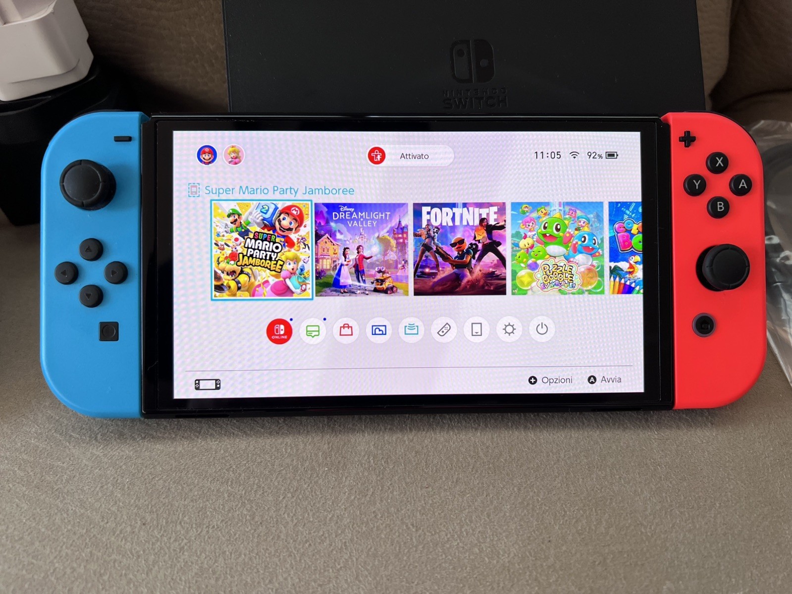 Nintendo Switch Oled with Accessories, 6 Months Life