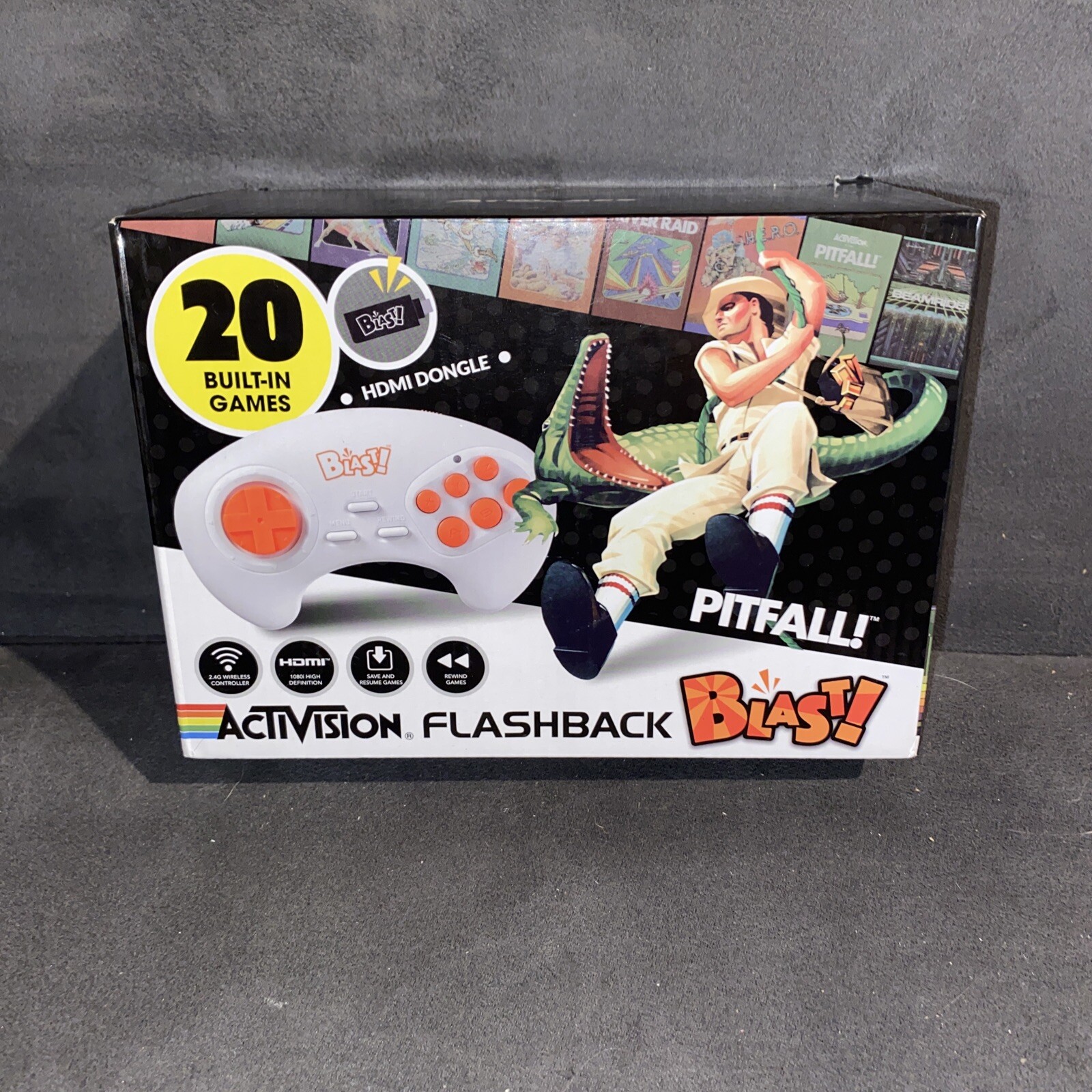 Activision Flashback Blast! Pitfall River Raid HDMI 20 Retro Atari Games Wireles