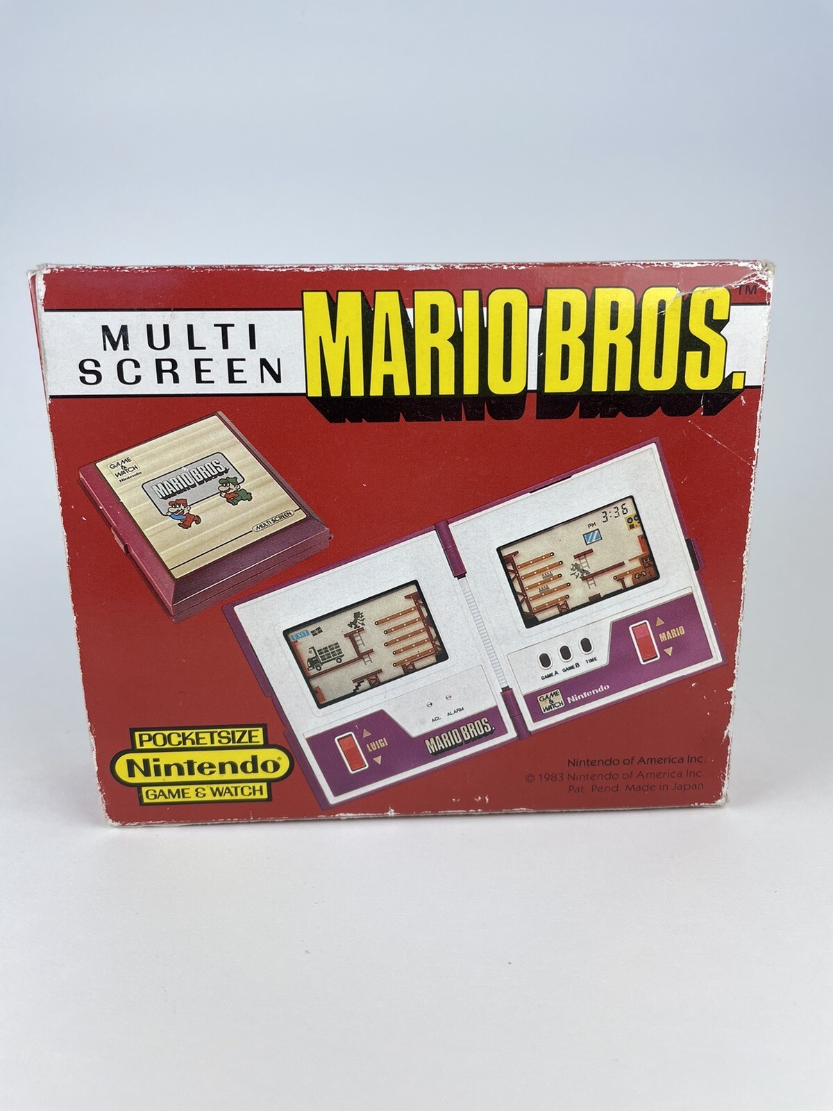 1983 Mario Bros Pocket Size Nintendo Multiscreen (Rare Edition)