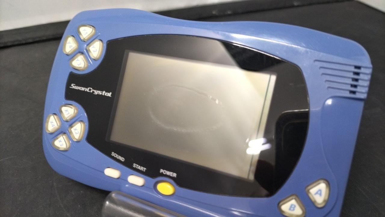 BANDAI WonderSwan Crystal SCT-001 Retro Gaming Console A2623