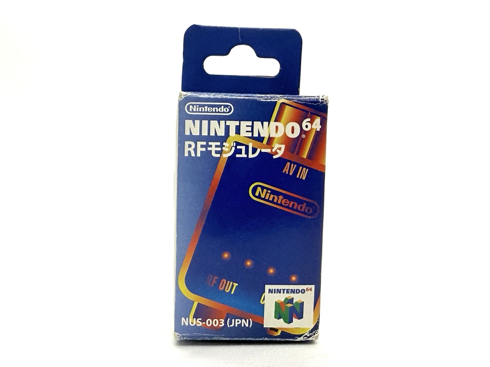 Nintendo 64 RF Modulator with Box & Manual Near Mint from Japan