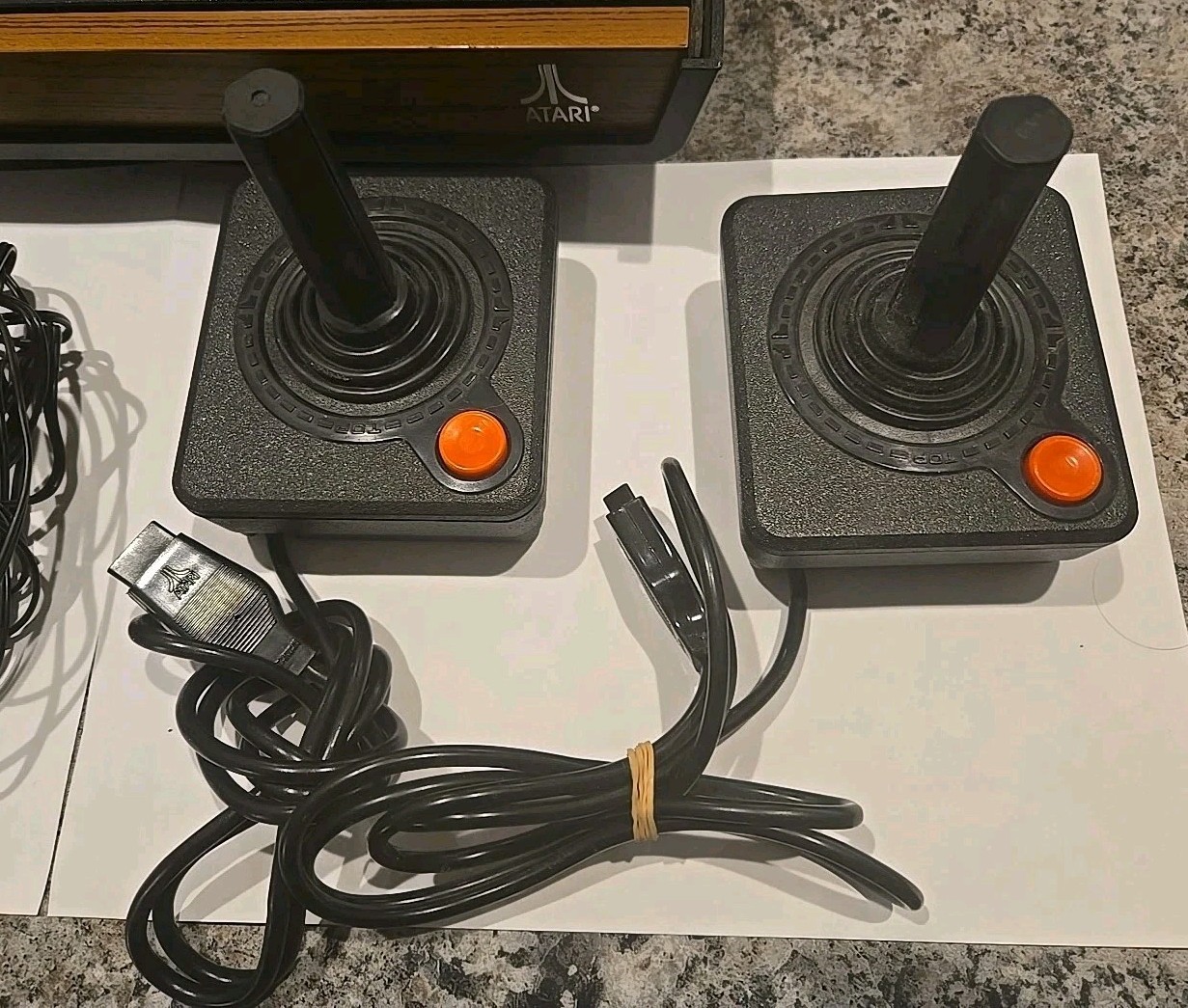 Atari 2600 Model: CX-2600A System & Joysticks Untested