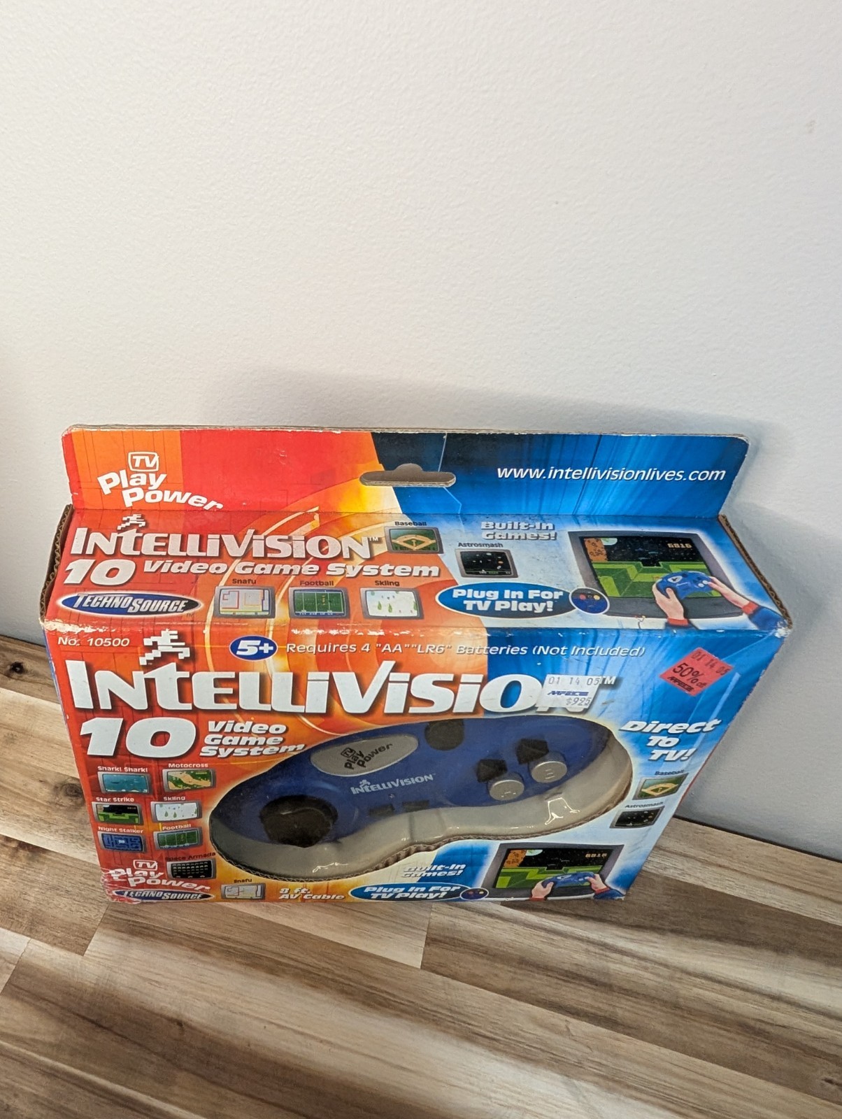 Intellivision 10 Game Retro Vintage Video Game System TV Power Plug in Play