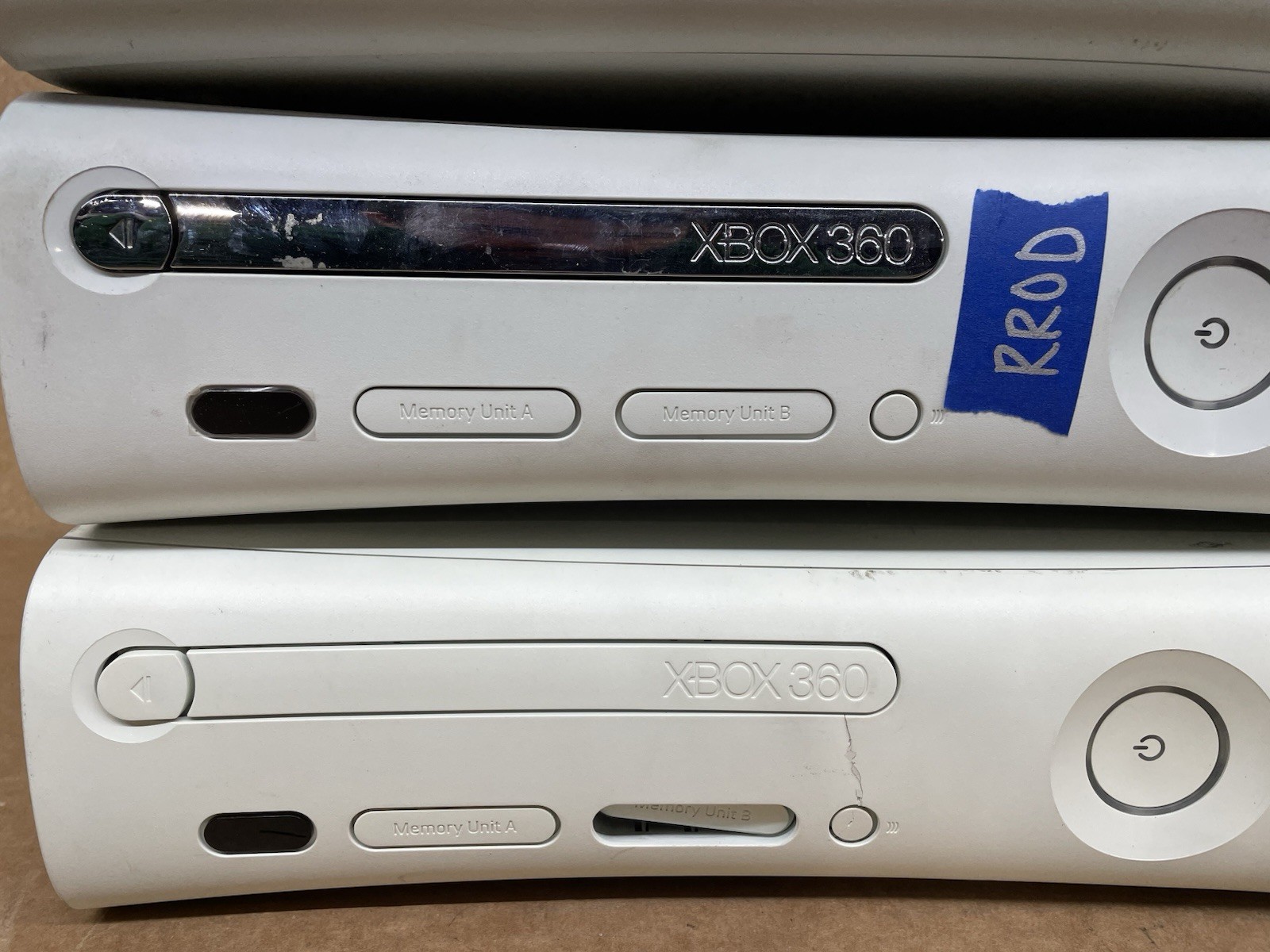 LOT of 3 Original Microsoft Xbox 360 Game Console – RROD Not Working For Parts