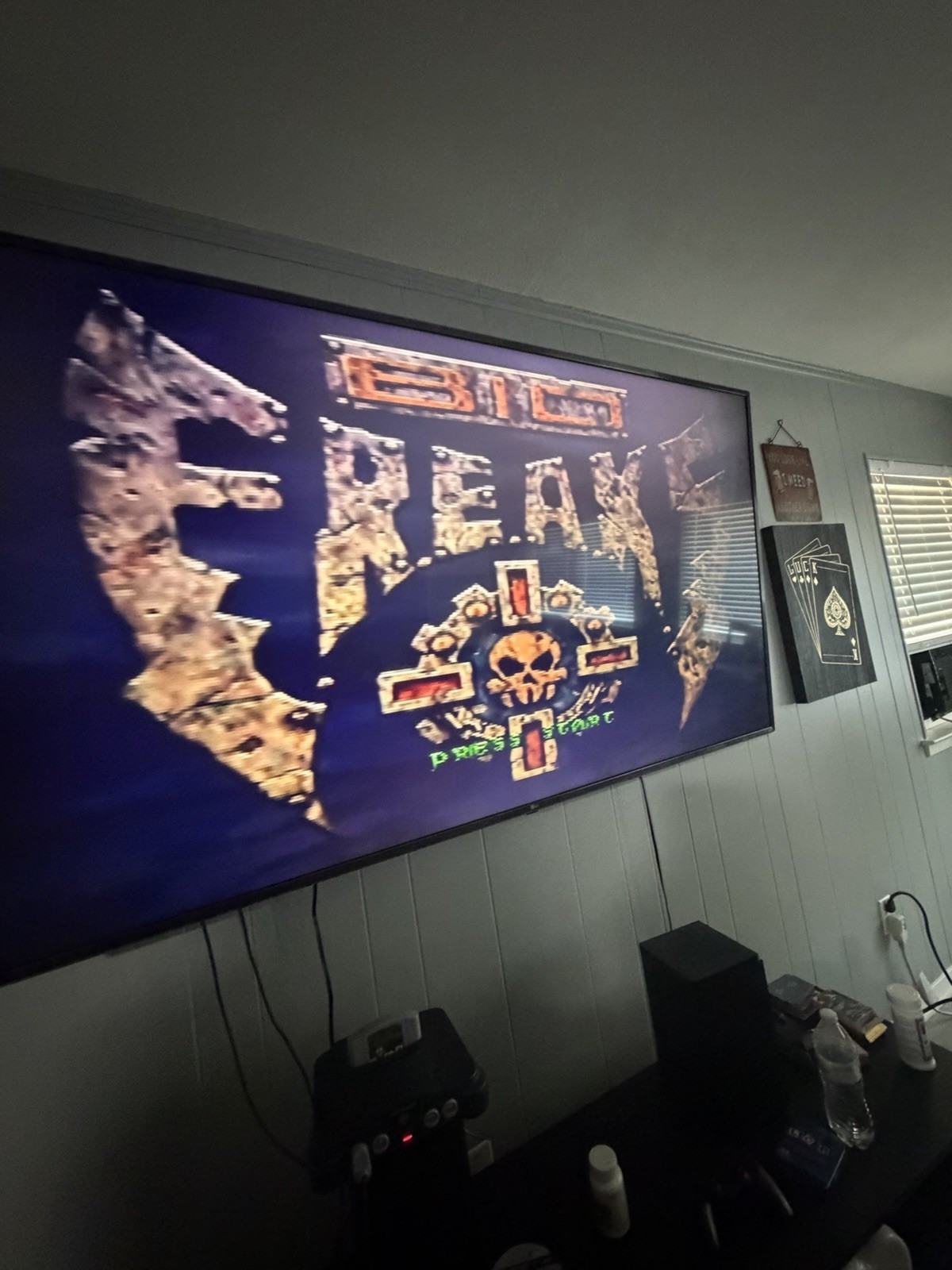 Nintendo 64 Video Game Console Comes With A Game And Controller And Wires