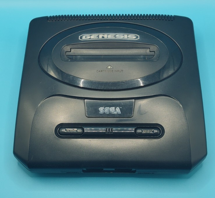 SEGA Genesis Model 2 VA3 Console Bundle w/OEM PSU/RF cable *Clean/Tested/Works*