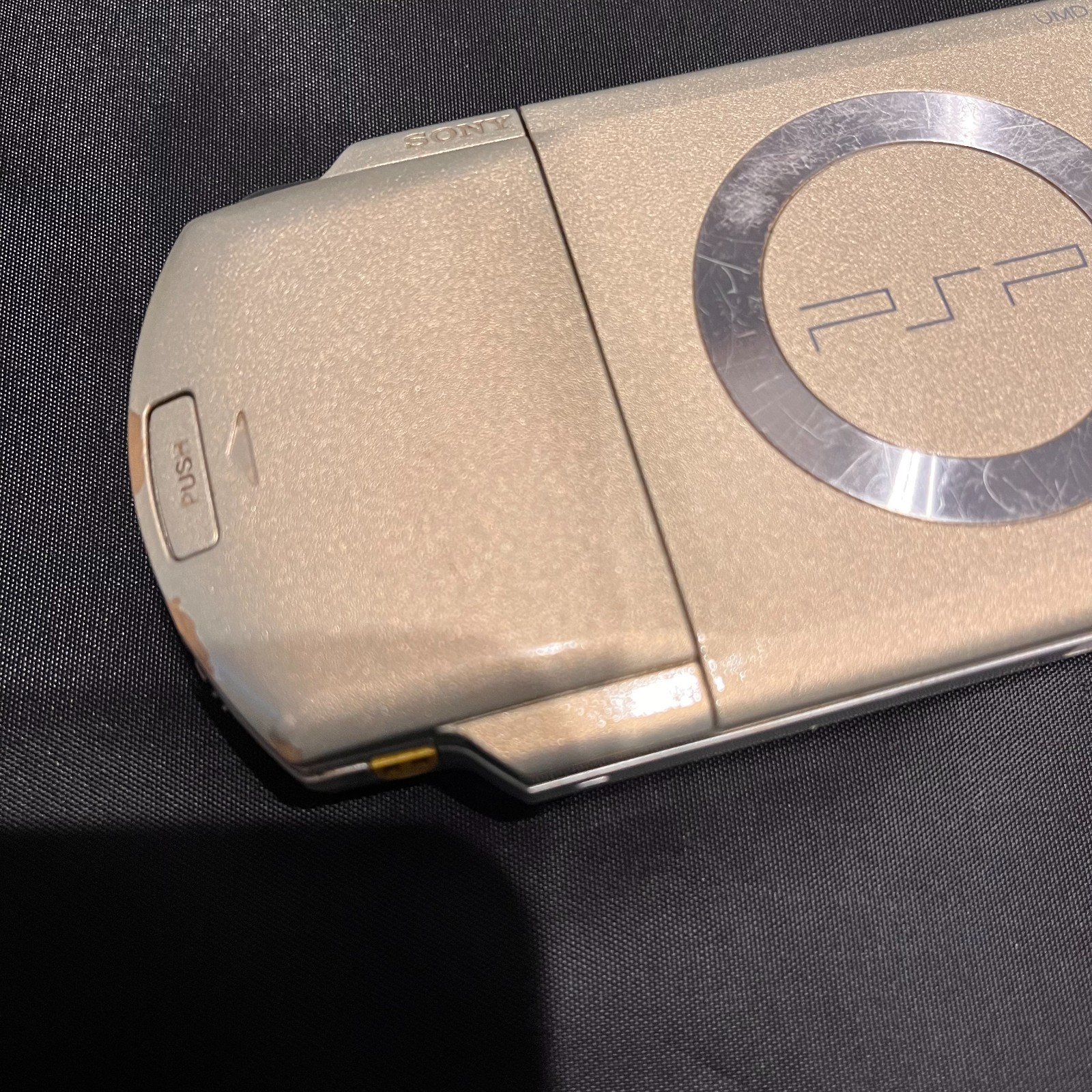 SONY PSP-1000 Gold Console Only – Tested & Working – RANK-B