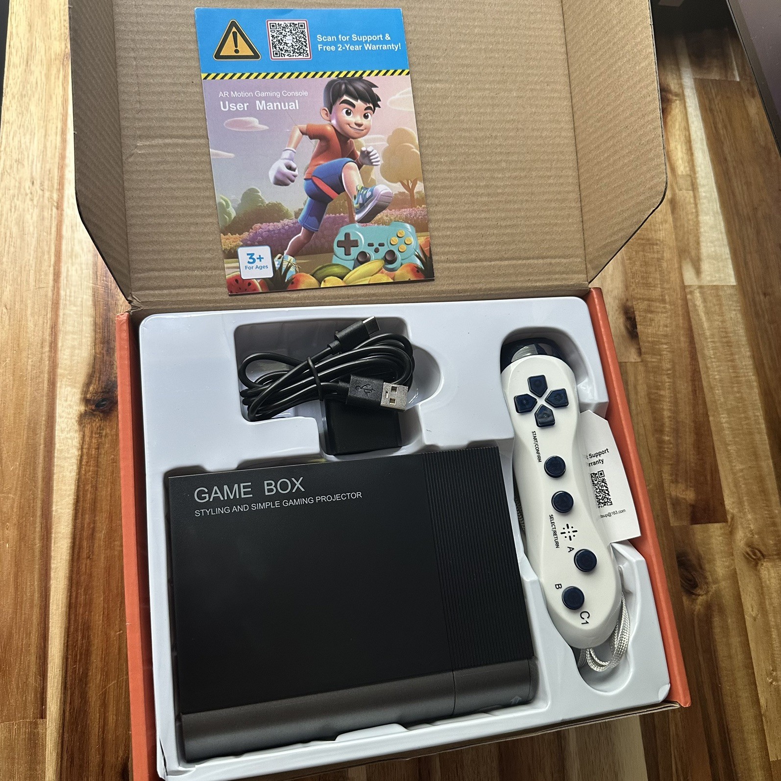 AR Motion Gaming Console for Kids & Families – Plug & Play Video Game System