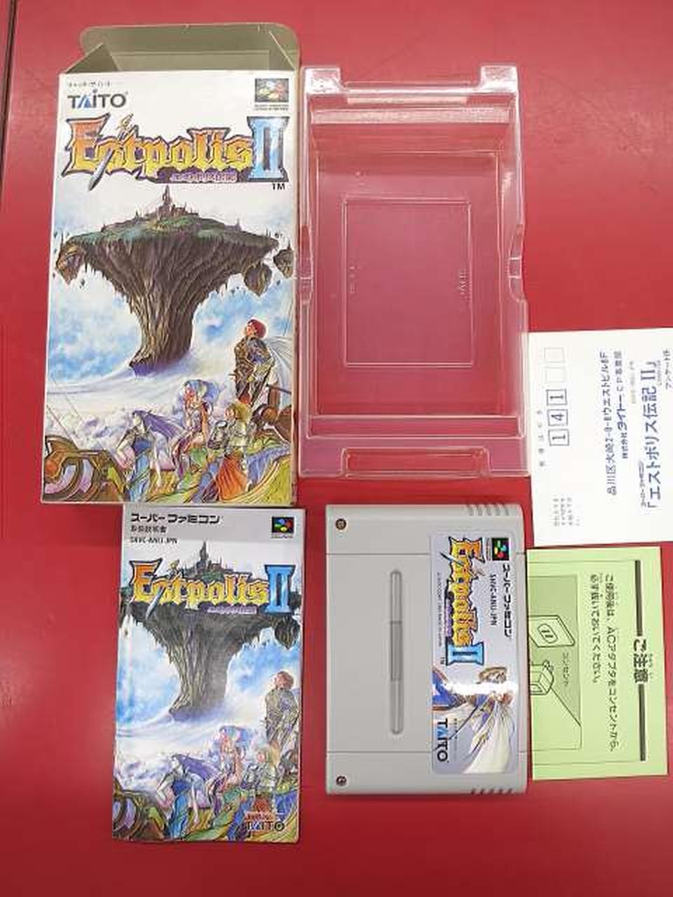 TAITO Estopolis Biography 2 Super Famicom Software