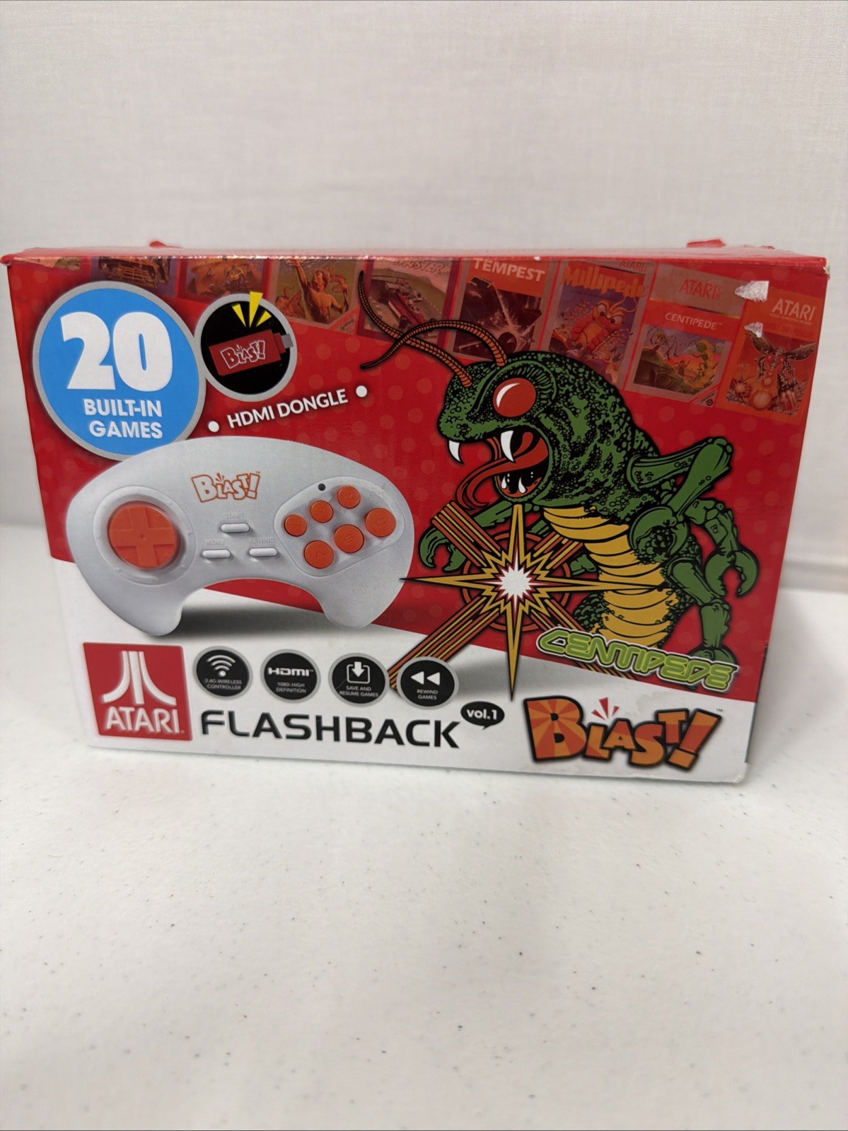 Atari Flashback Blast Vol.1 Centipede Classic Retro Video Game Plug n Play