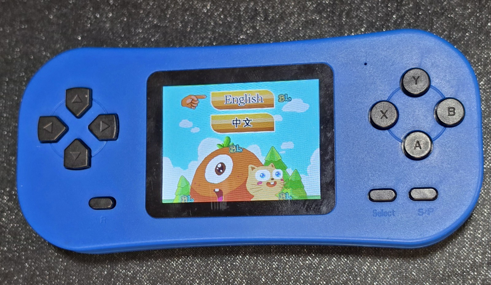 Beijue Handheld Game Console 218 Games Retro Portable Kids Gaming System Blue