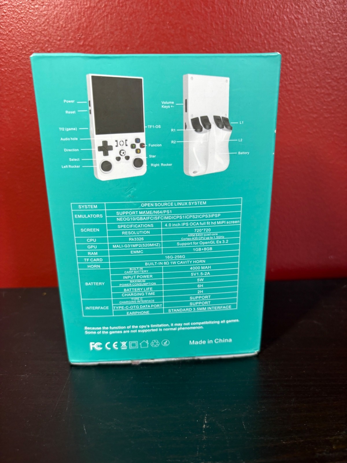 R36Max Retro Open Source Game Console