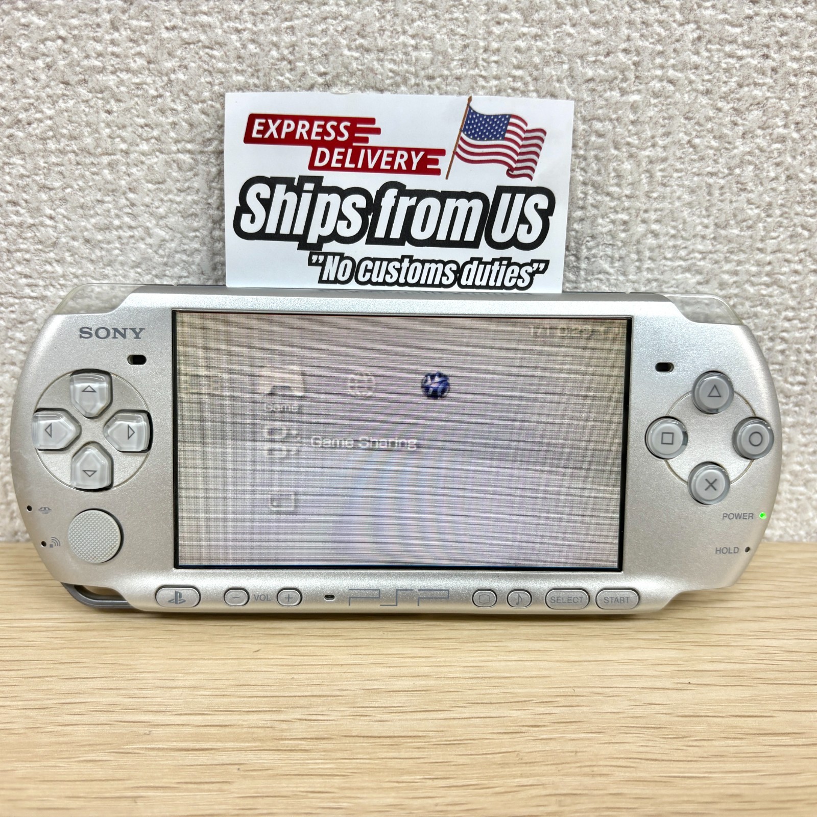 Sony PSP-3000 Console Select /Charger+newbattery+random3games+4G U.S Shipping