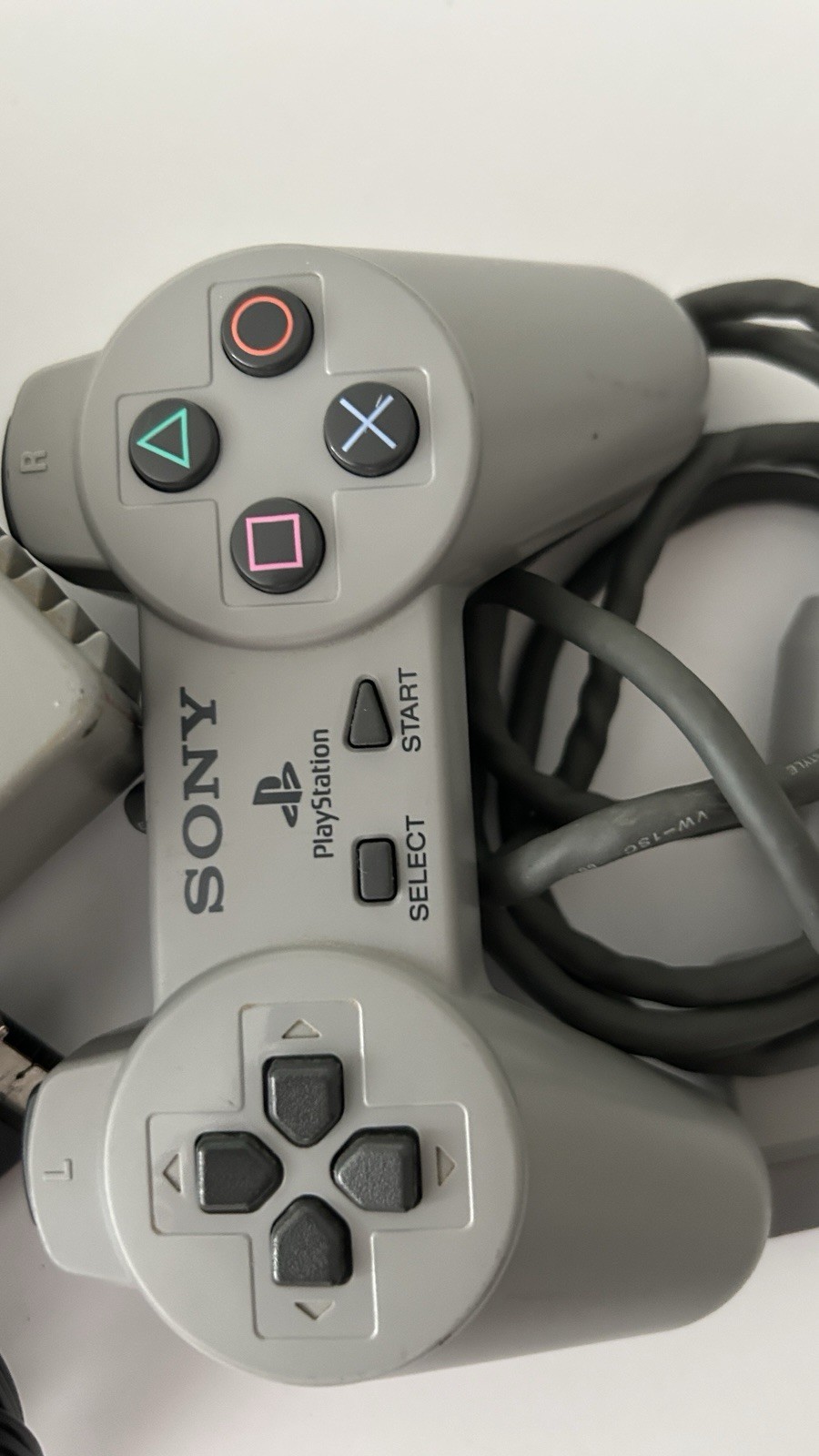 Sony PS1 SCPH-7501 Tested Working Bundle 2 Controllers AV Cord + Game