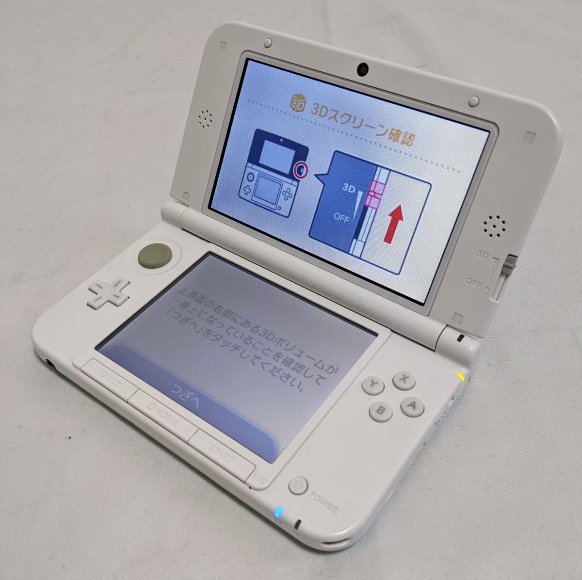 Nintendo 3DS XL LL Mint White Console Charger Box Japanese ver [BOX]
