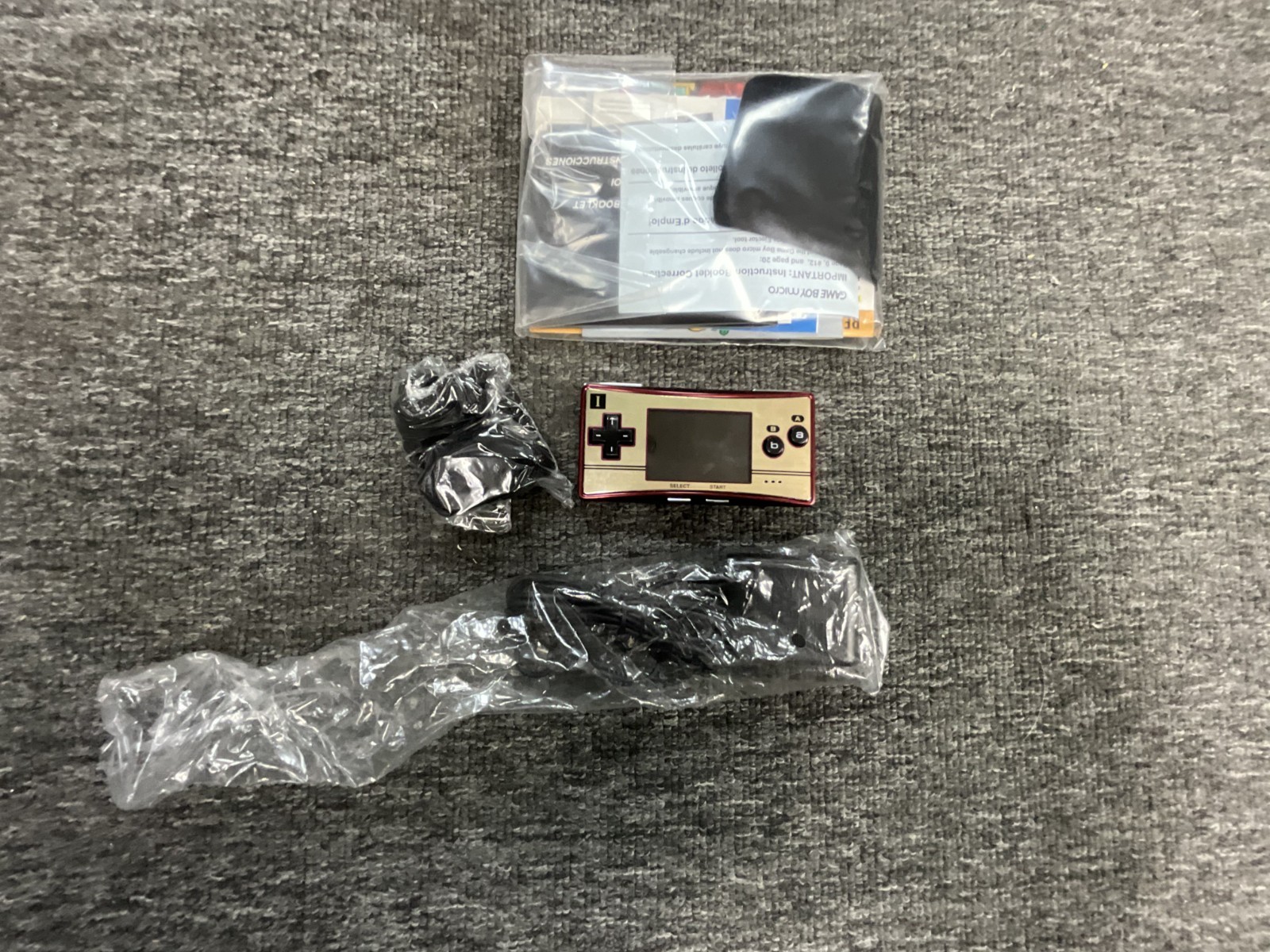 Nintendo Game Boy Micro 20th Anniversary Edition CIB Complete In Box Near Mint