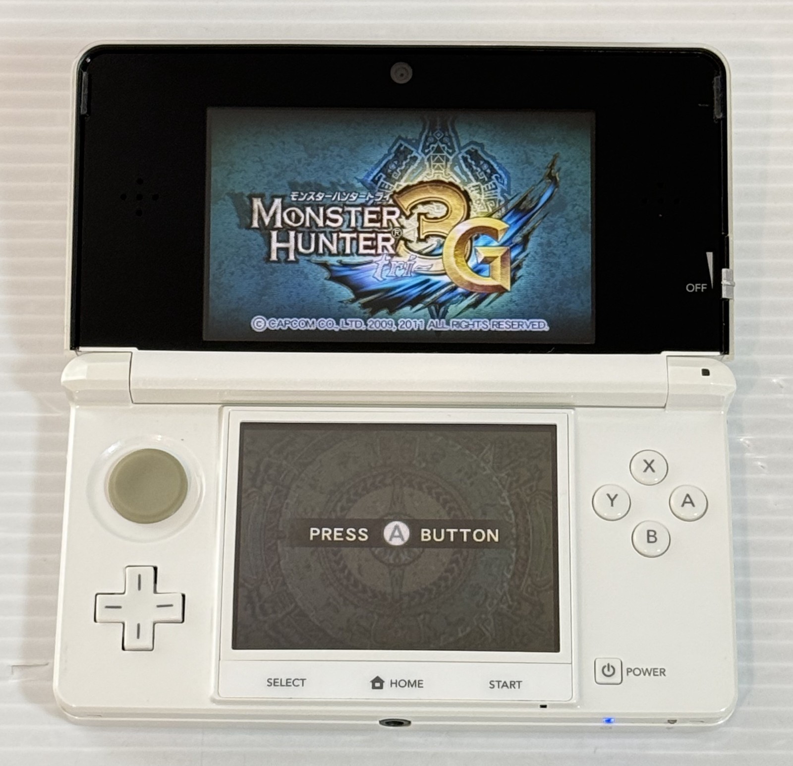 Nintendo 3DS Console Monster Hunter 3G Limited Japanese Model in Box – Excellent
