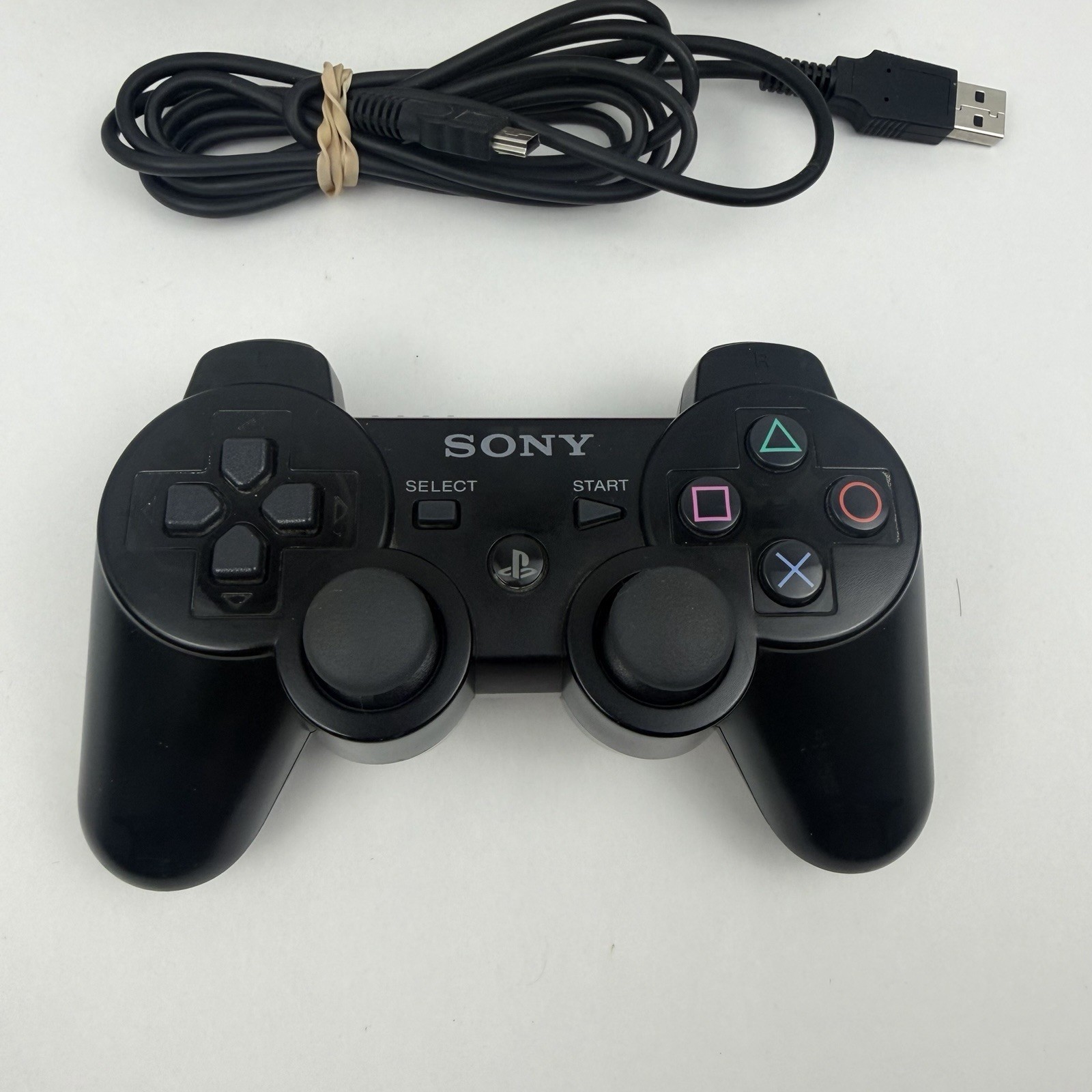 Sony PlayStation 3 PS3 Slim Console 320GB (3001B) w/Controller & Cables Working!