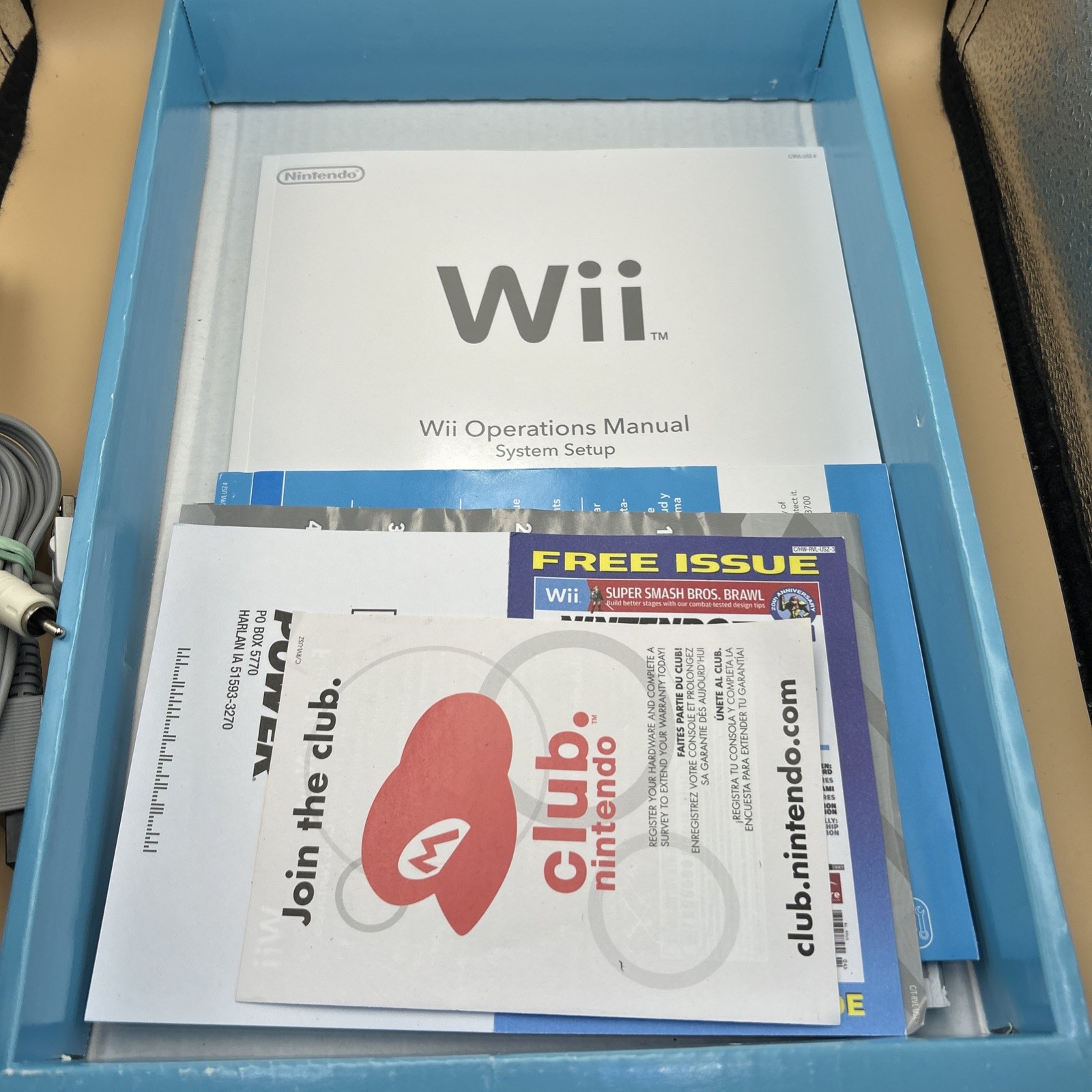 BOXED Nintendo Wii Video Game System RVL-001 Console Bundle Wii Sports Included